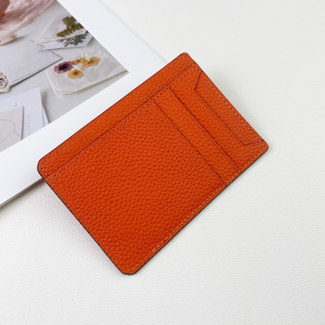 Hermes City 8CC Card Holder in Togo Calf Leather - Image 2