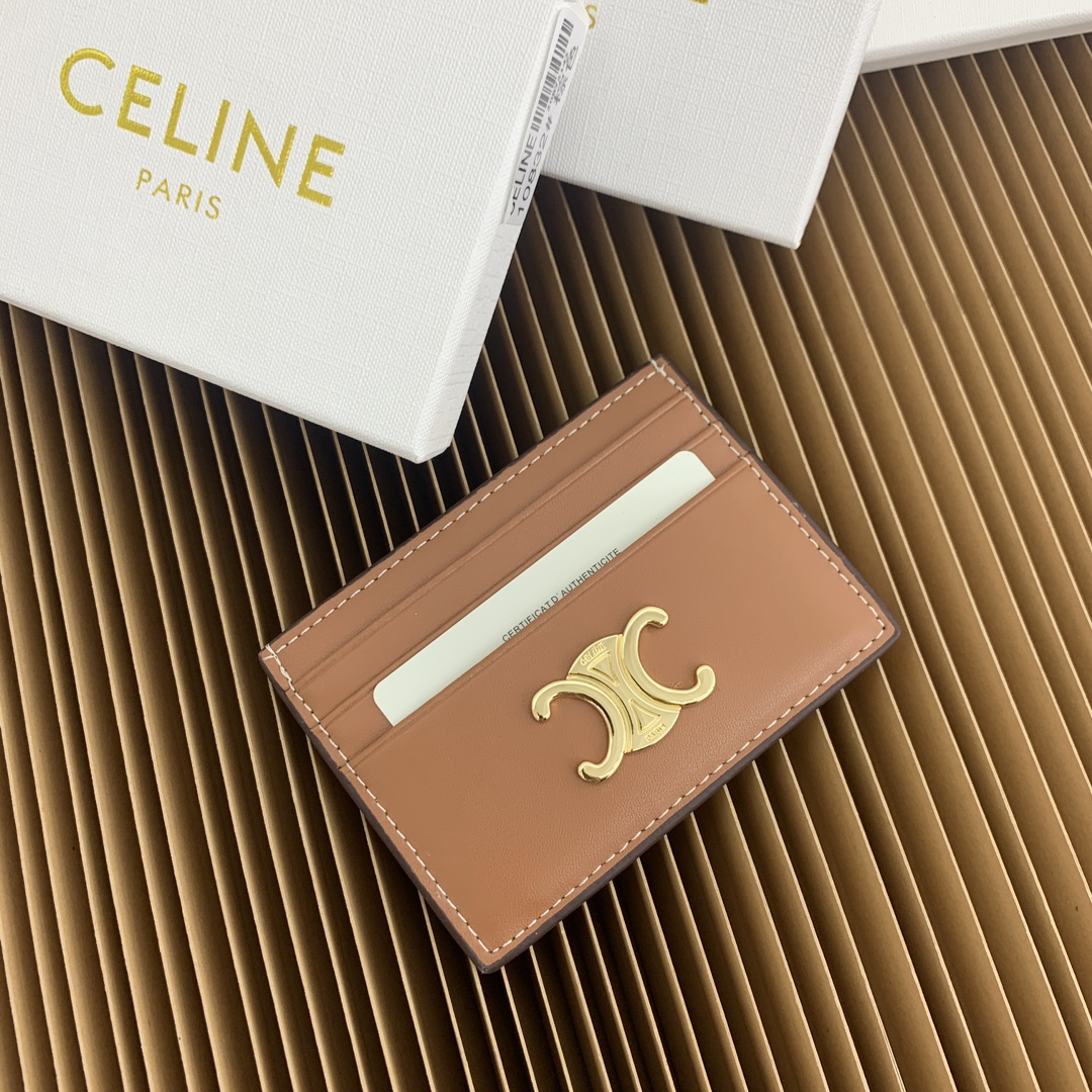 Celine Triomphe Canvas Card Holder - Image 2