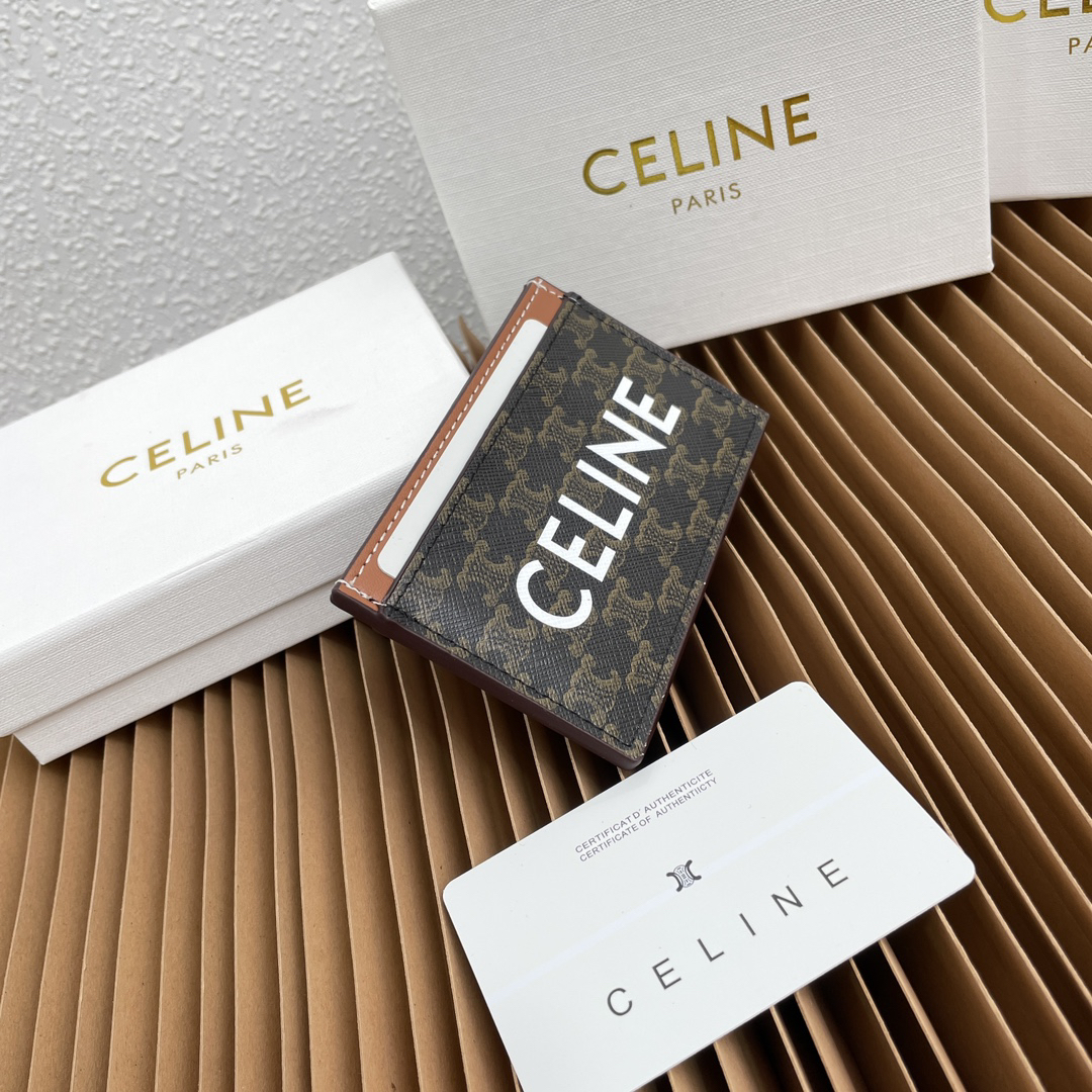 Celine Printed Logo Card Holder - Image 2