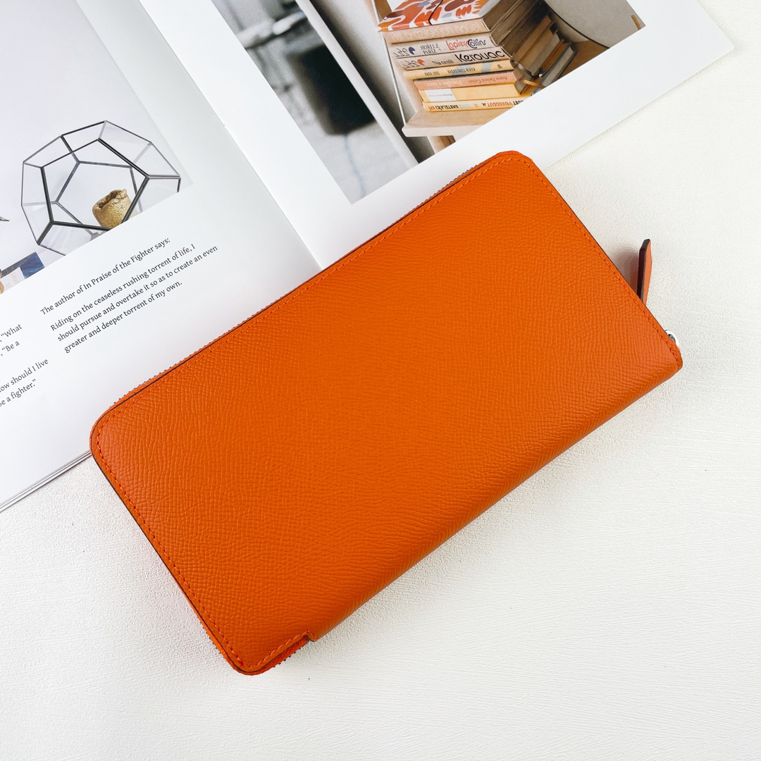 Hermes Silk'in Classic Zip Wallet - Image 2