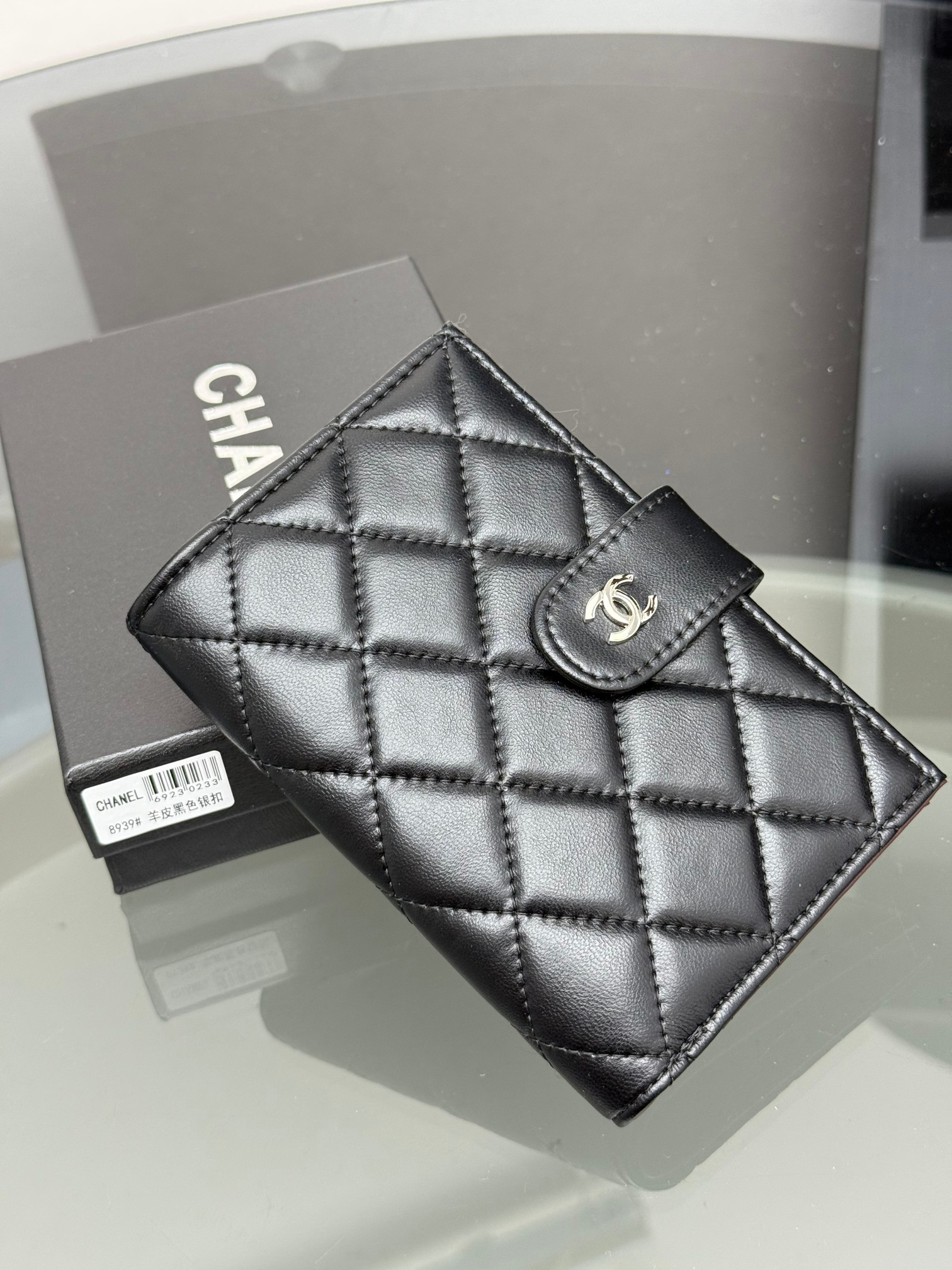 Chanel Caviar Leather Multifunction Passport Wallet - Image 2