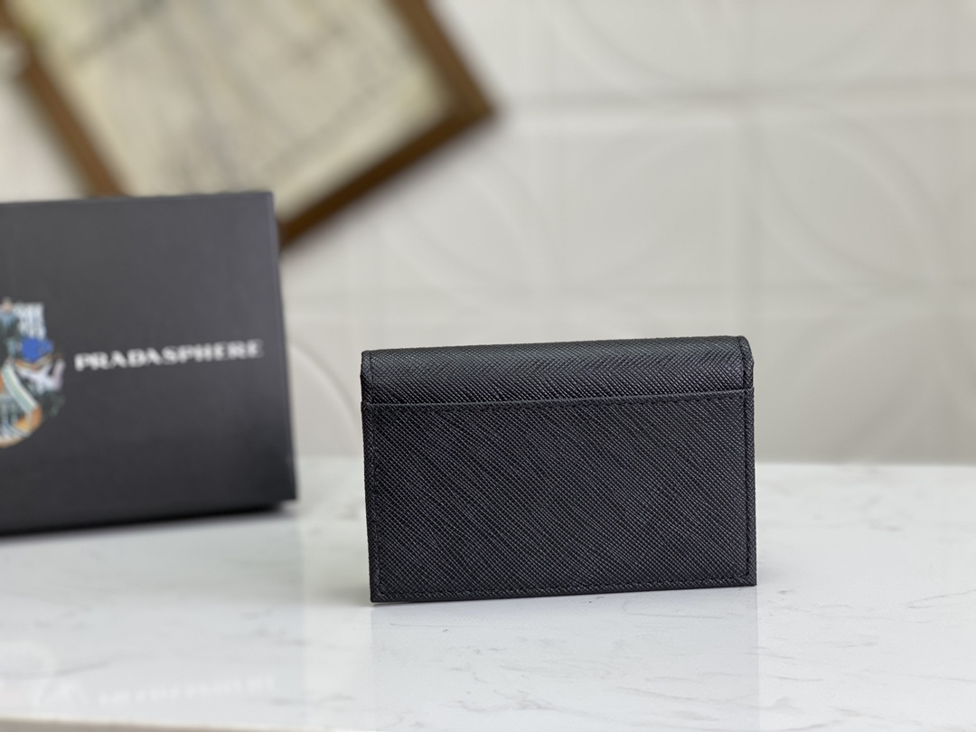 Prada Men's Saffiano Leather Card Holder - Image 2