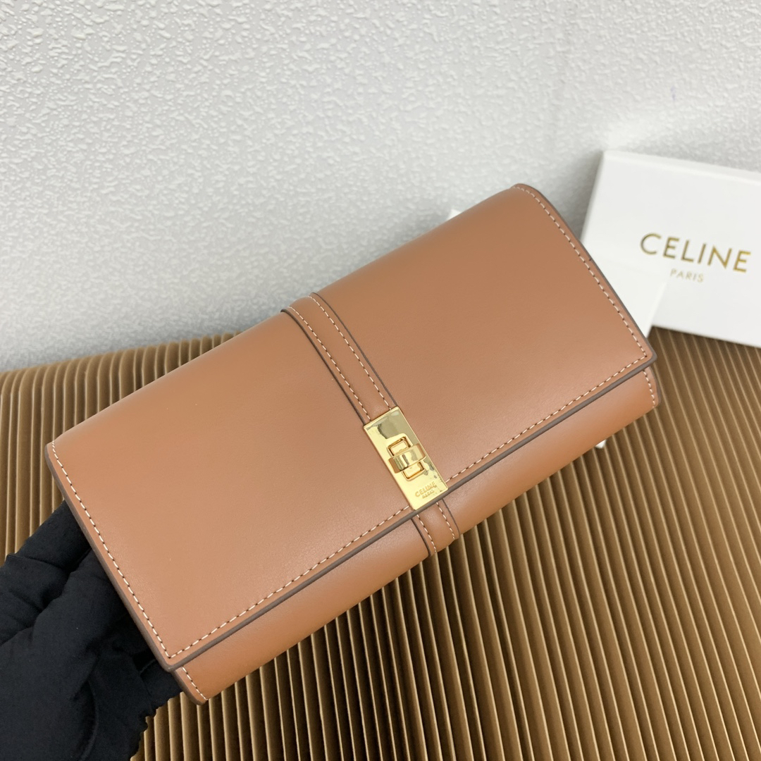 Triomphe 16 Cowhide Leather Wallet - Image 2