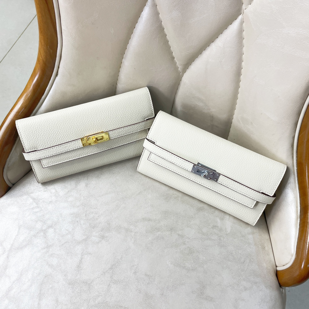 Hermès Kelly Long Wallet in Togo Leather - Image 2