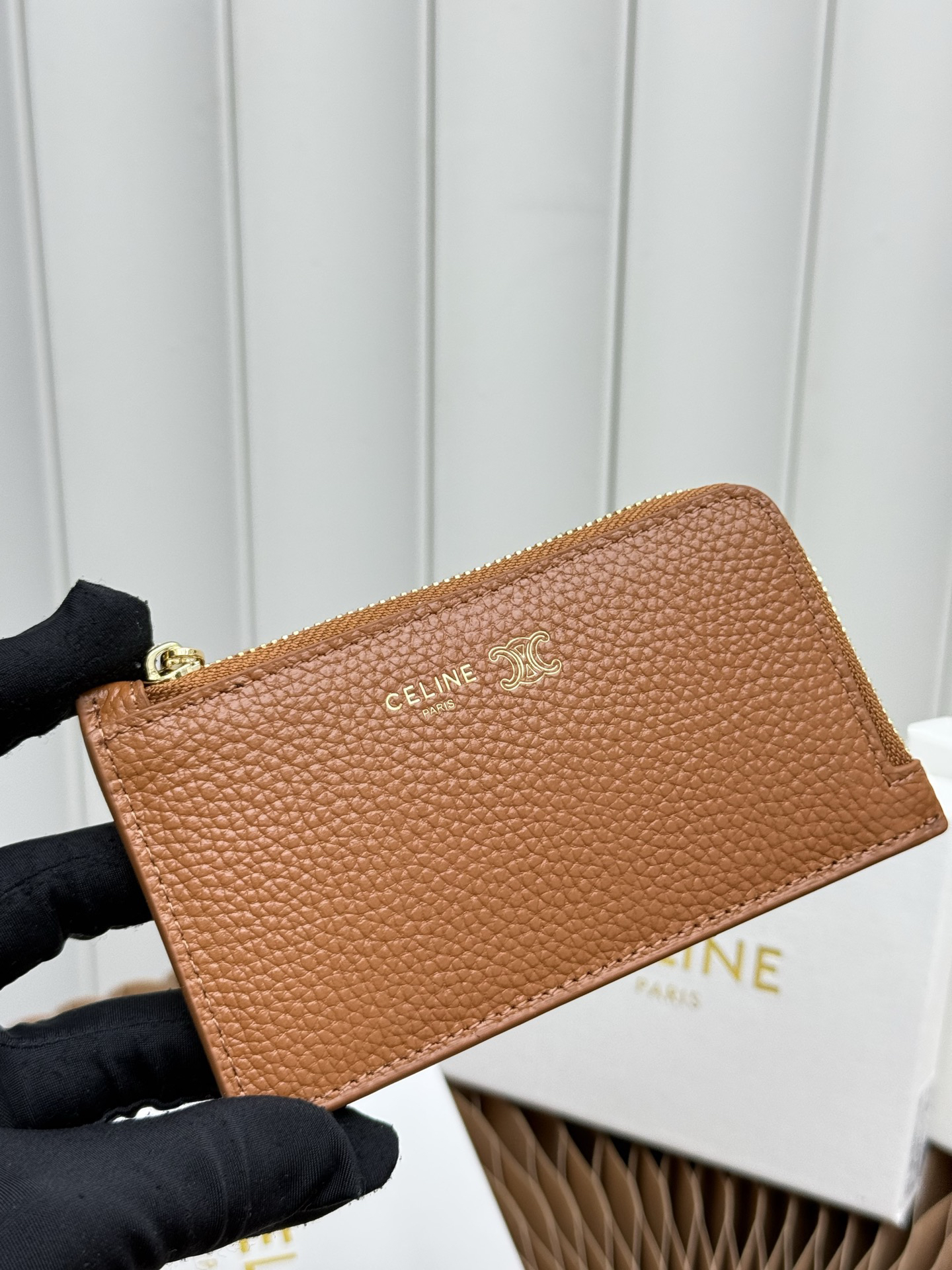 Celine Triomphe Long Zipped Card Holder - Image 2