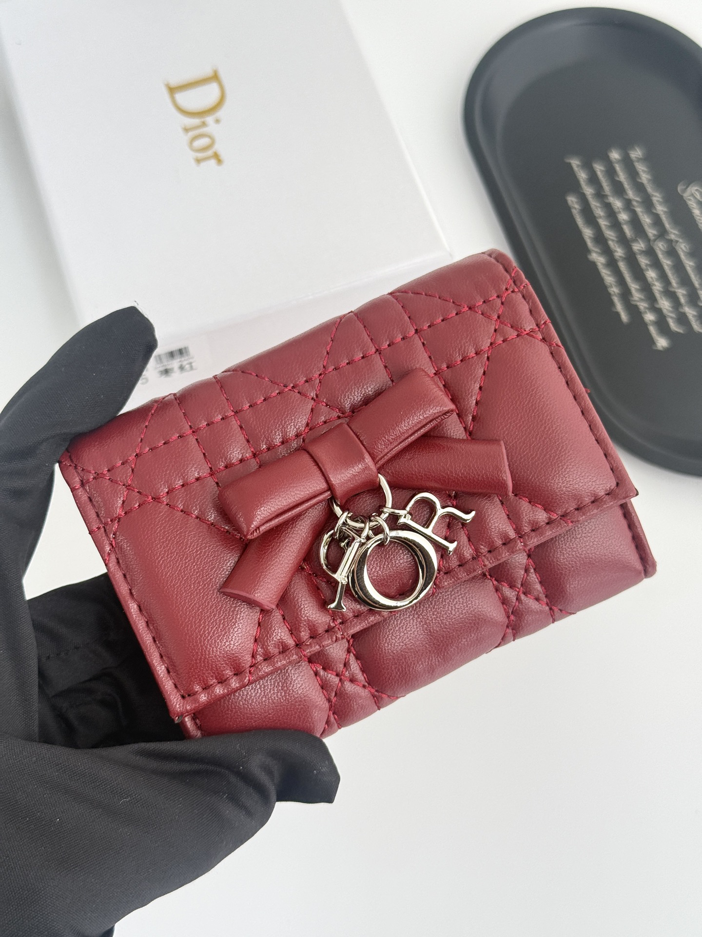 Dior Mini Lady Dior Wallet - Image 2
