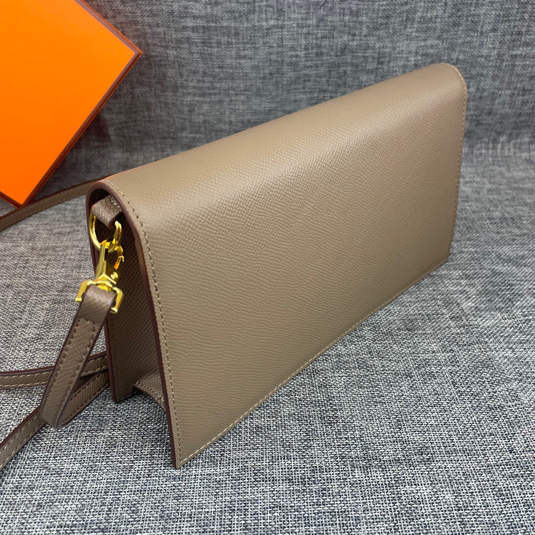 Hermes Kelly Leather Shoulder Bag - Image 2