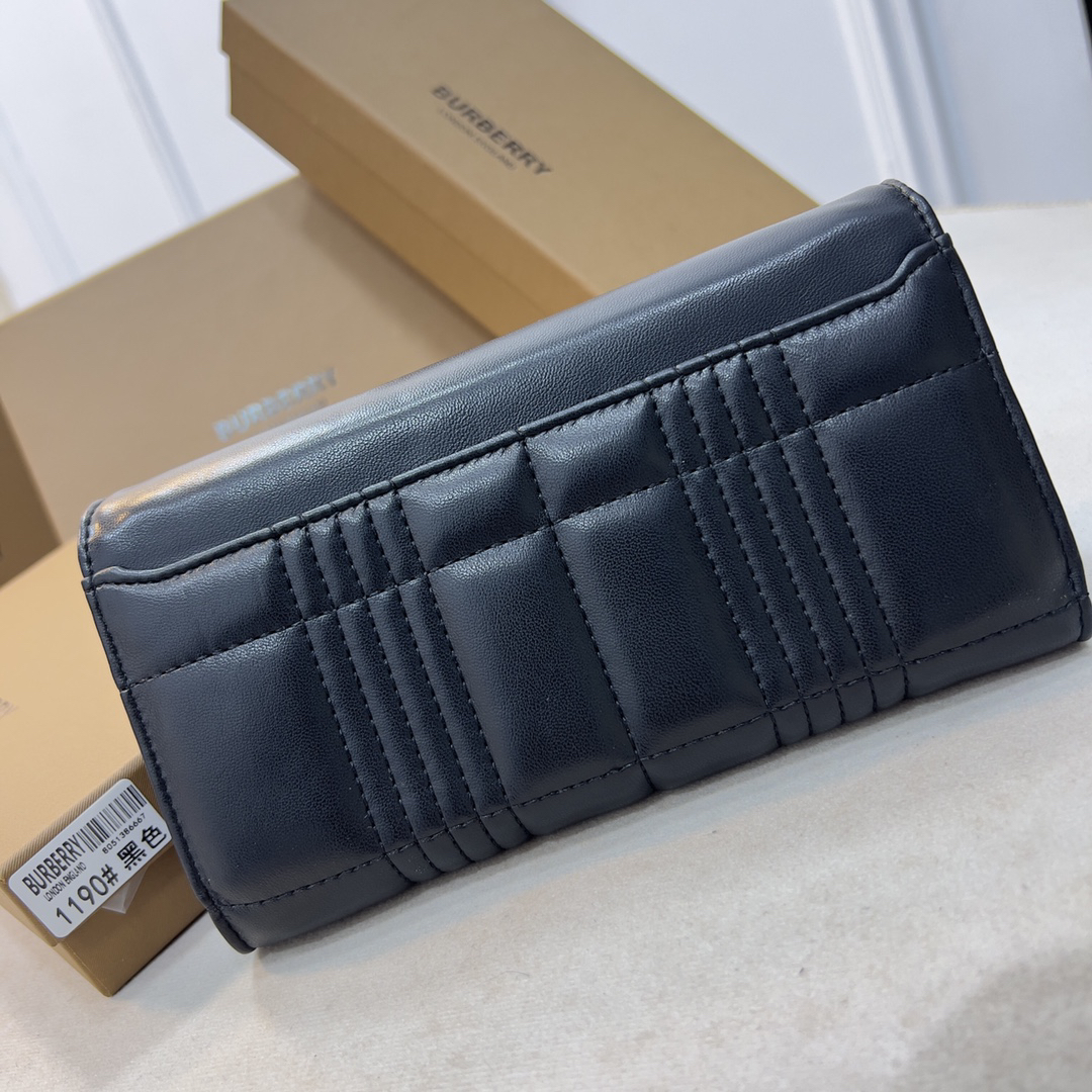 Burberry Thomas Burberry Quilted Long Wallet - Image 2