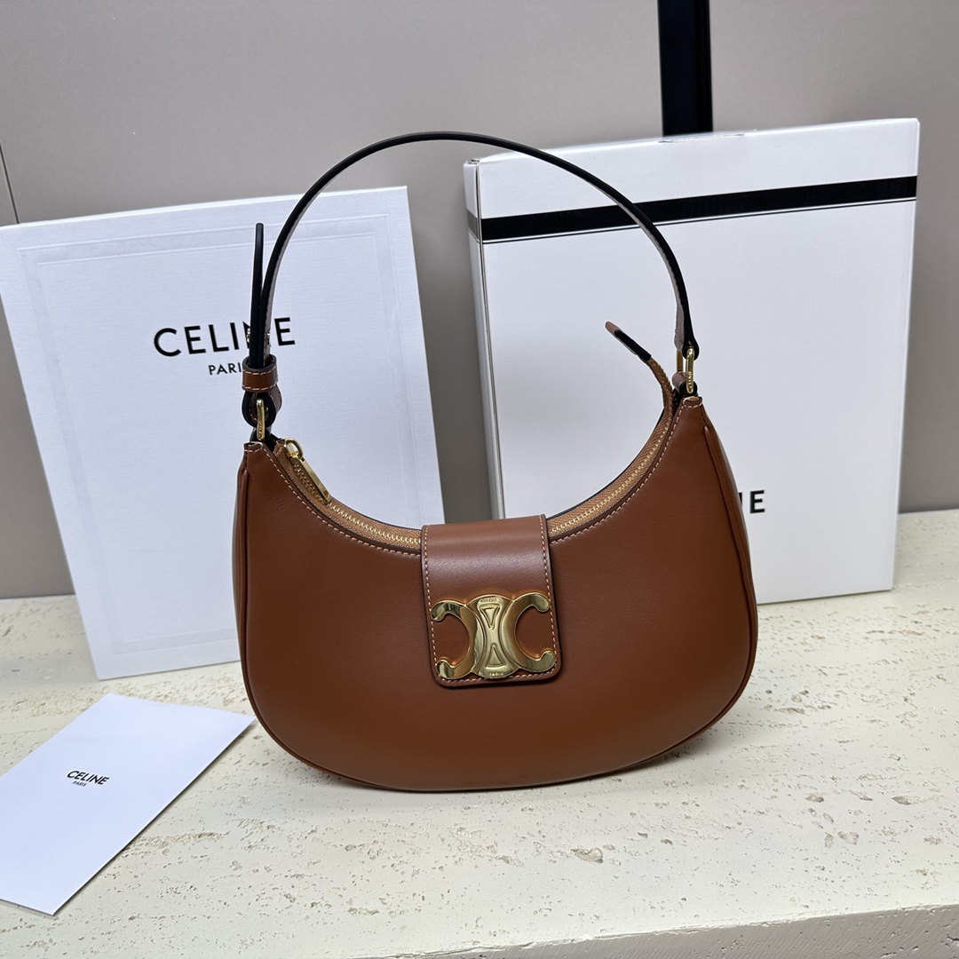TRIOME AVA Logo-Print Calf Leather Shoulder Bag - Image 2