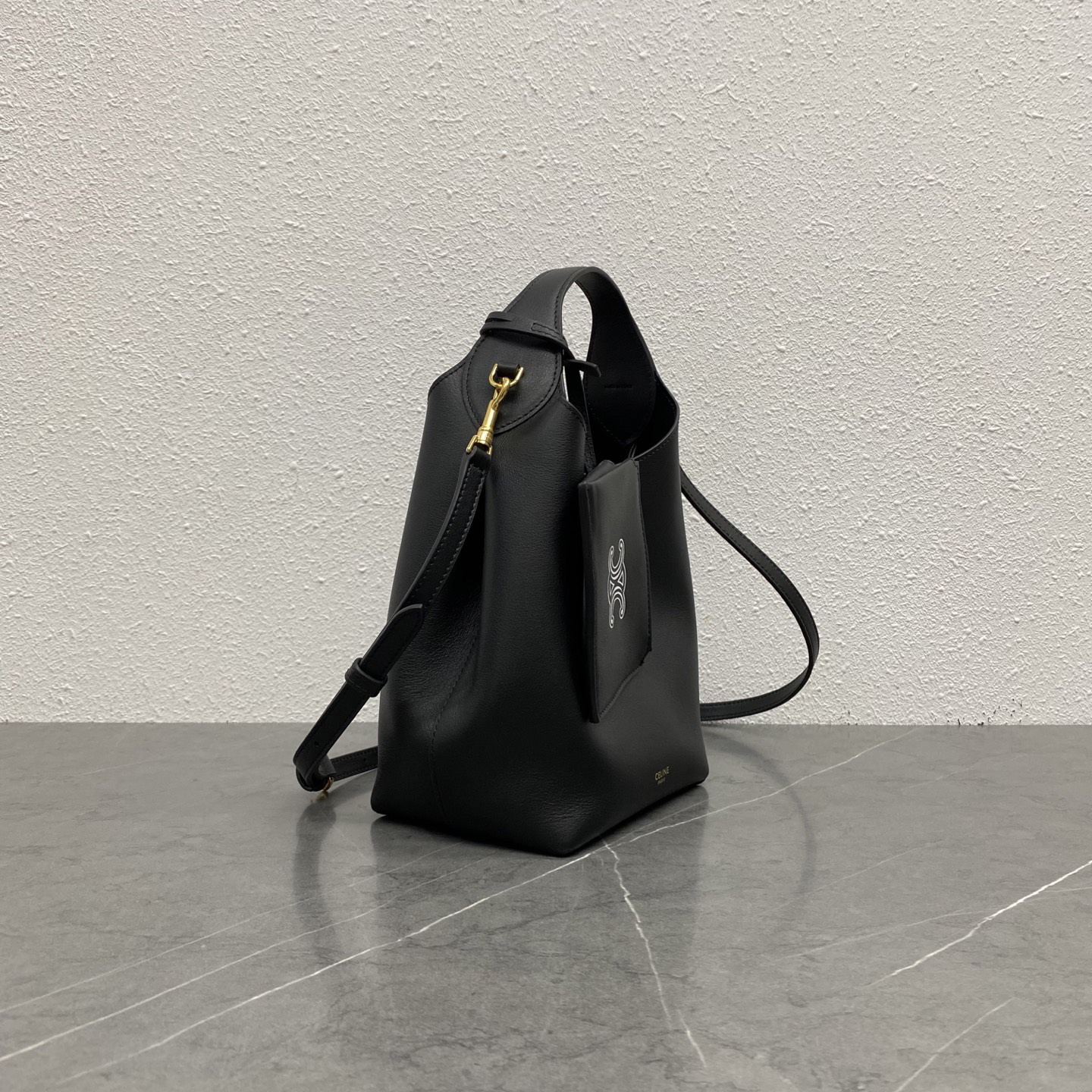 Leather Hobo Shoulder Bag - Image 2