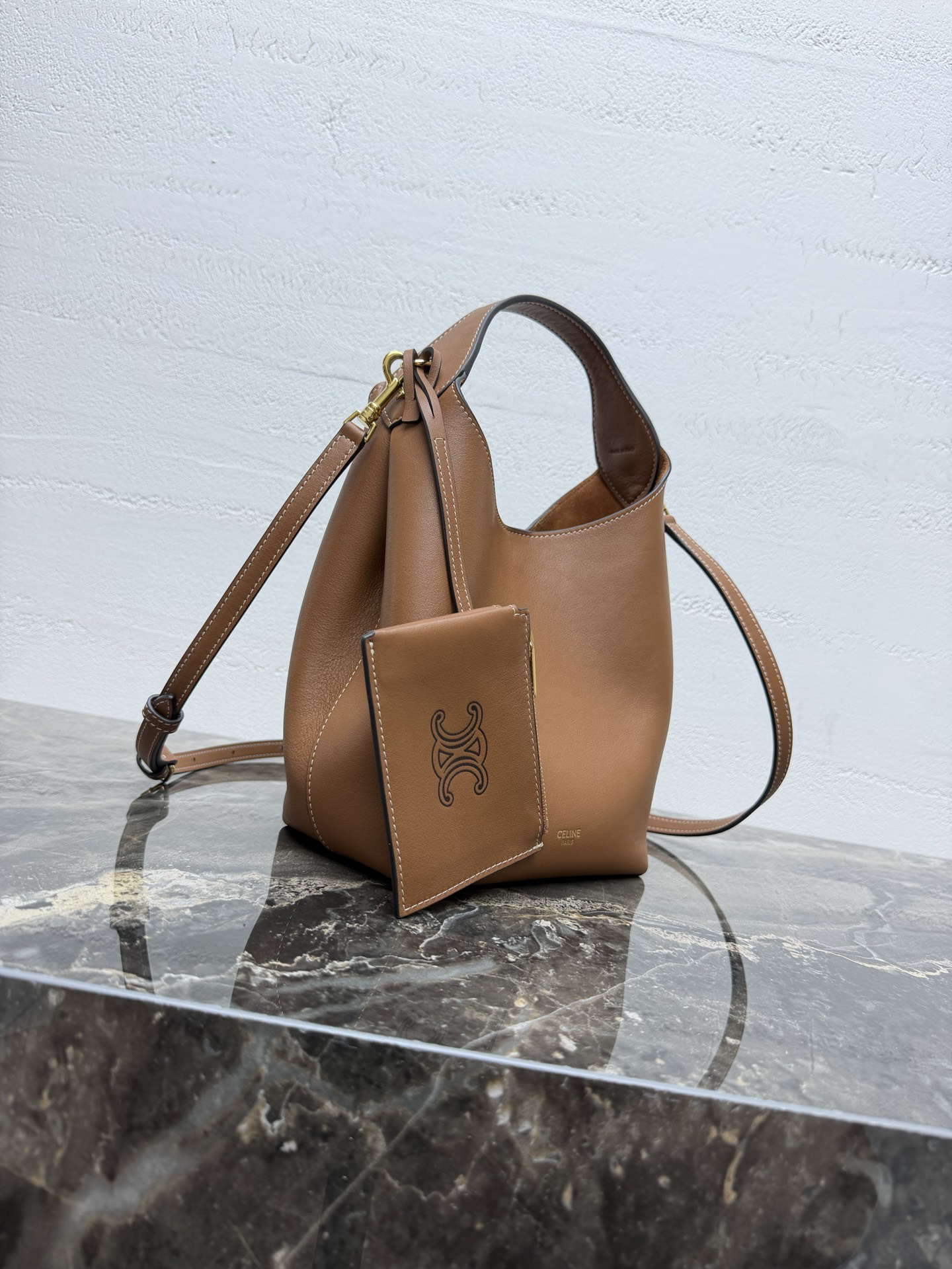 HOBO Small Leather Crossbody Handbag - Image 2