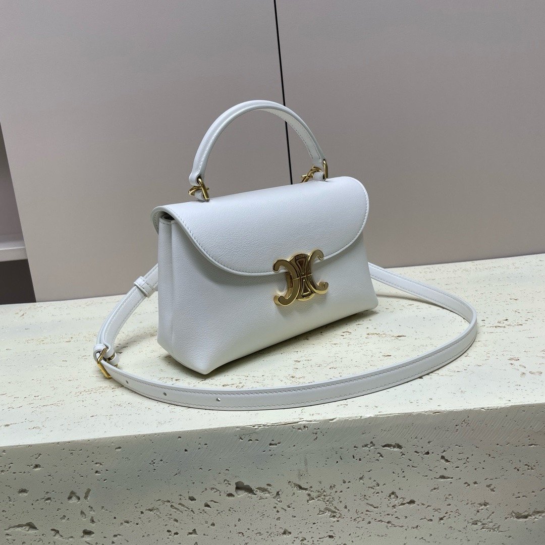 TEEN NINO Grained Glossy Leather Crossbody Bag - Image 2