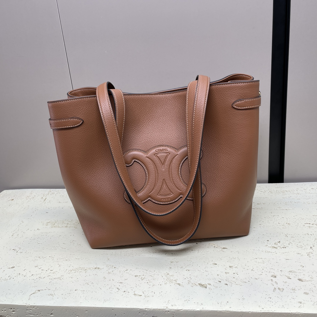 Cabas Anaïs Grainy Leather Handbag - Image 2