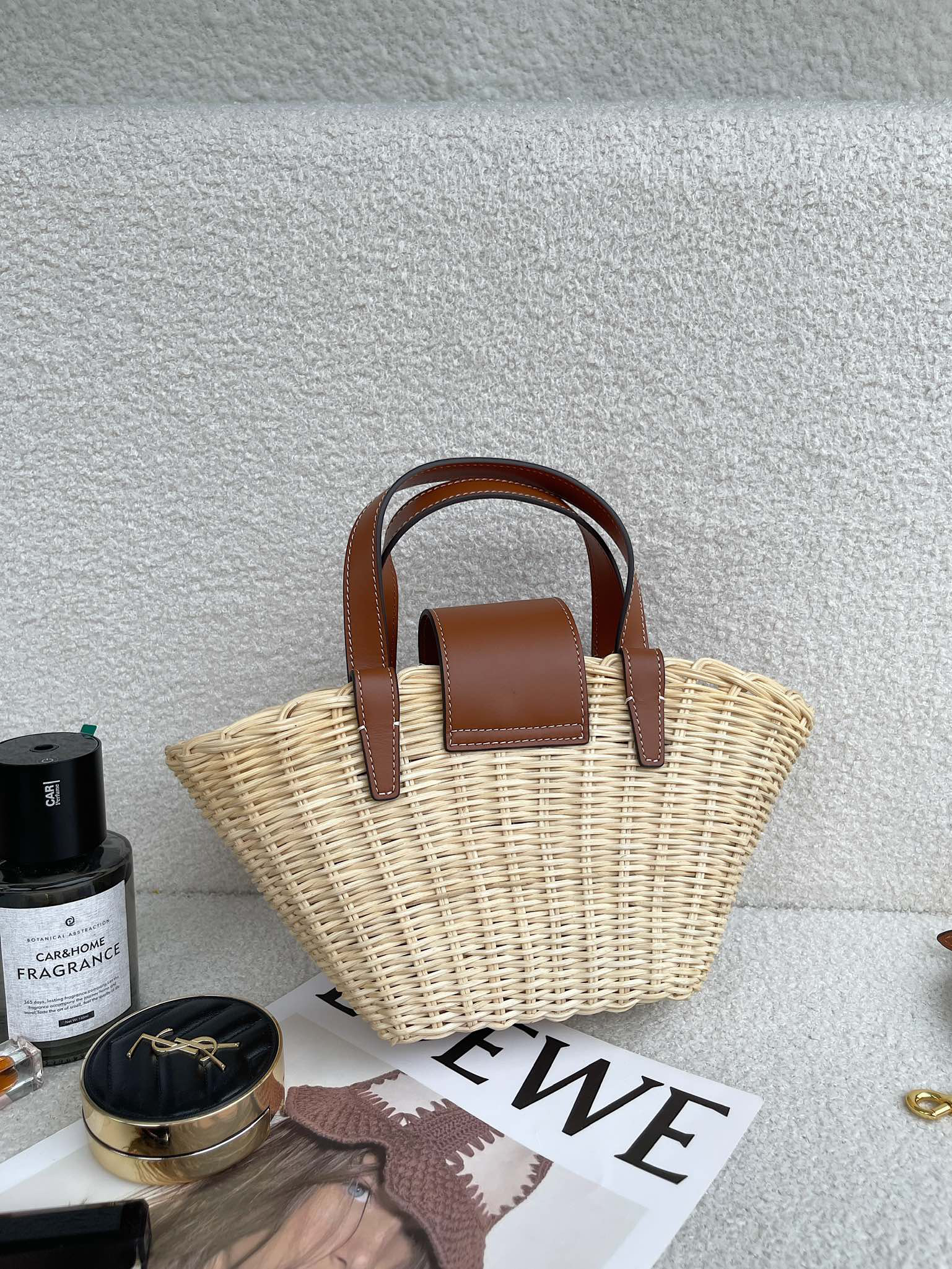 TEEN COUFFIN Plant-Based Material and Natural Cowhide Leather Handbag - Image 2
