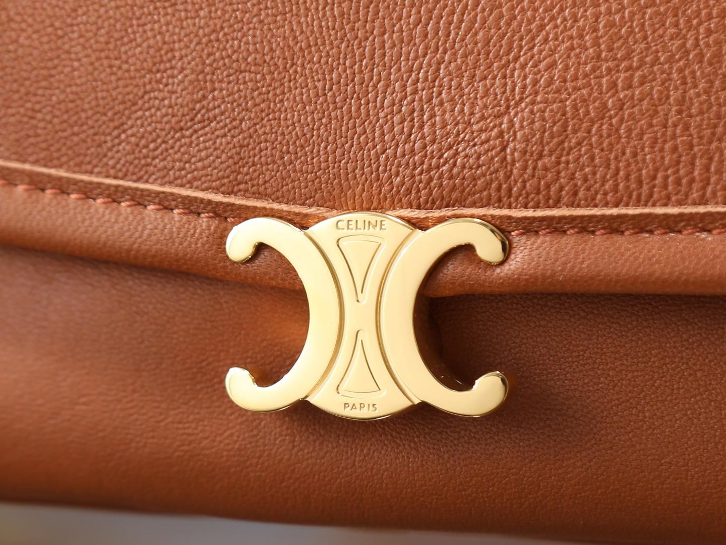 Celine Soft Triomphe Half-Moon Bag - Image 2