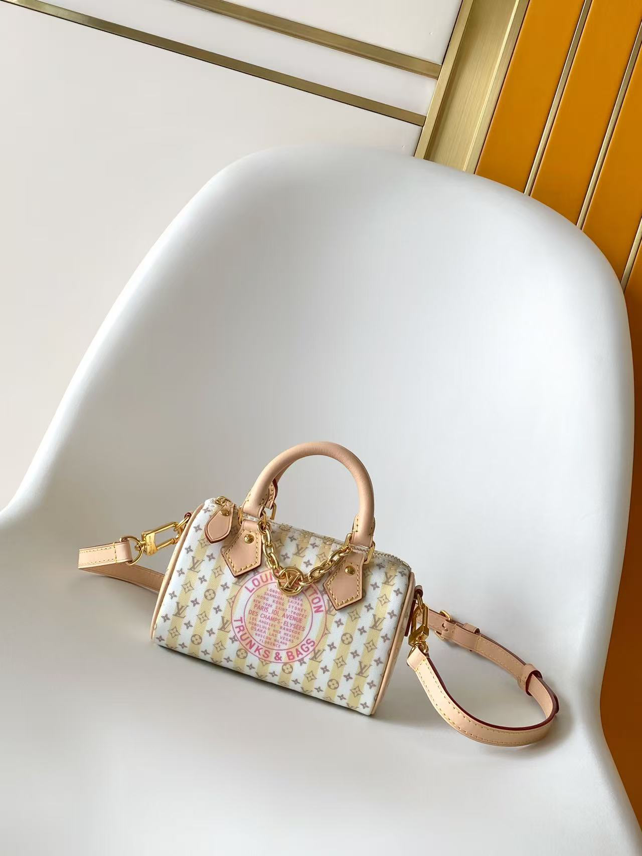 Louis Vuitton Nano Speedy Bag in Monogram Empreinte Leather - Image 12