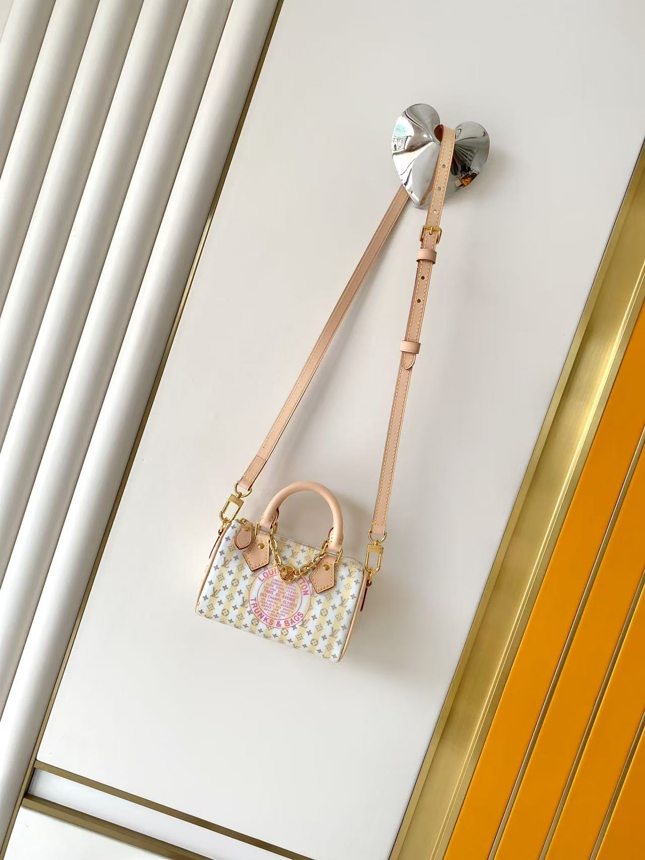 Louis Vuitton Nano Speedy Bag in Monogram Empreinte Leather - Image 13