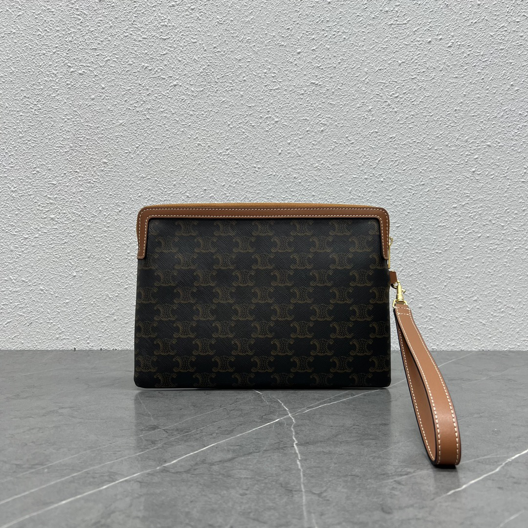 Celine Handbag with Wrist Strap - Image 3