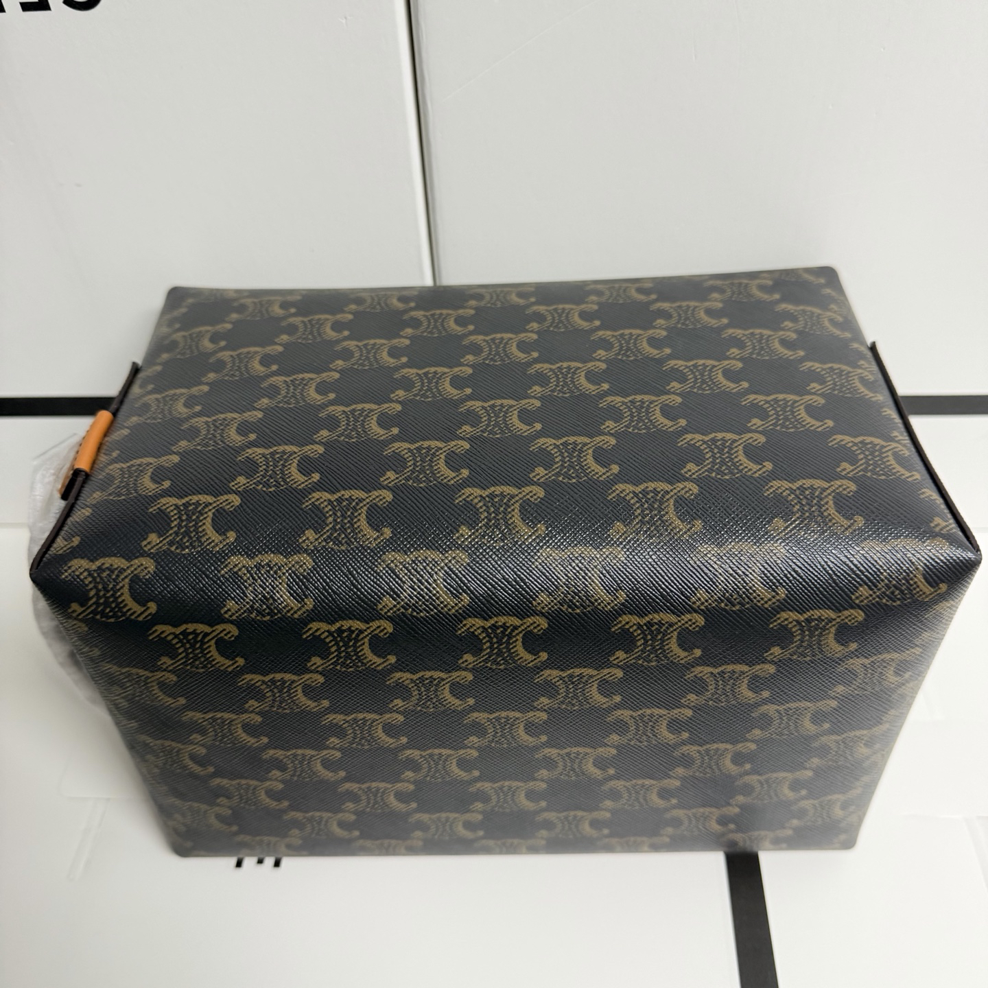 CELINE Take Away Vintage Monogram Crossbody Bag - Image 3