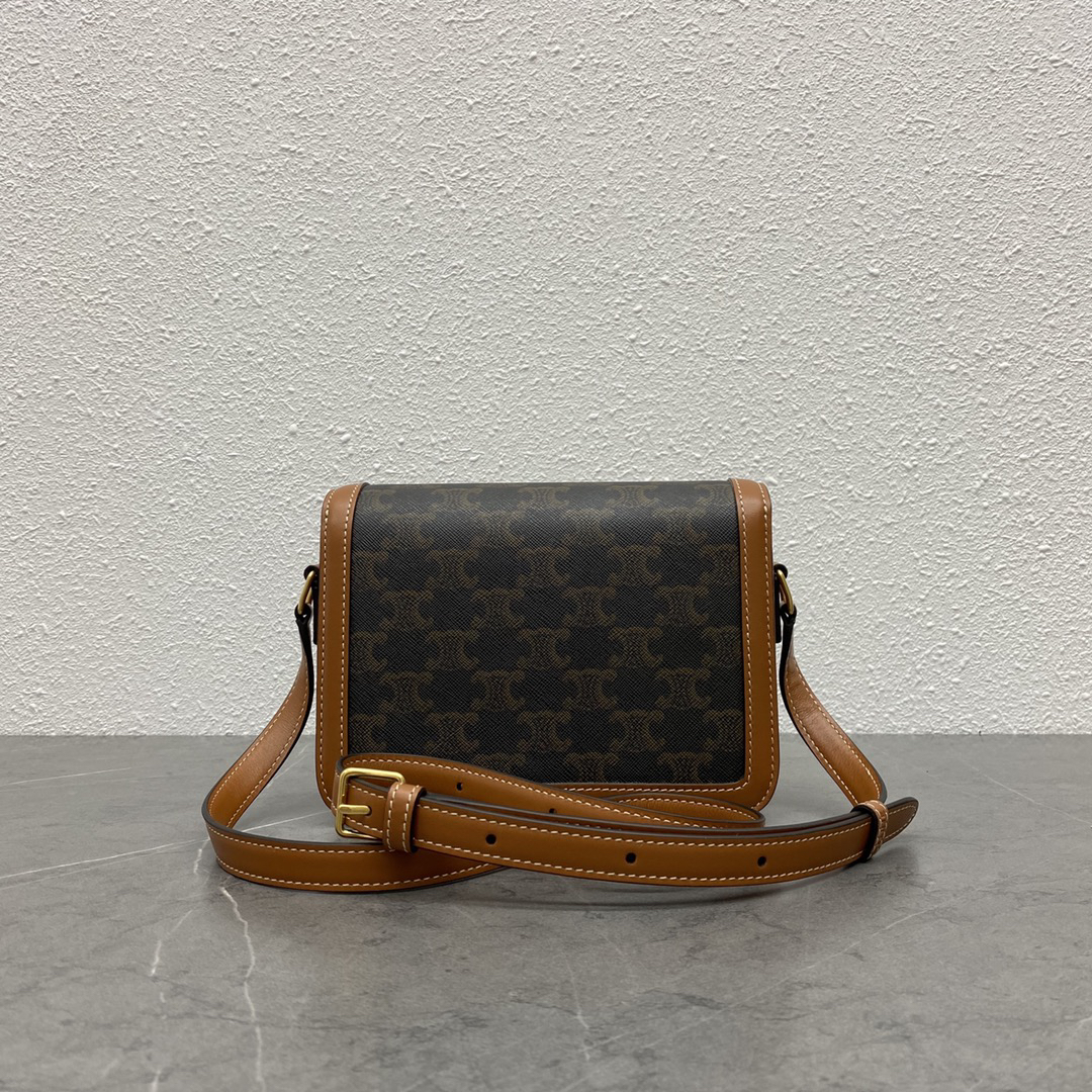 Triome Custom Printed Calf Leather Crossbody Bag with Turn-Lock Closure - Image 3