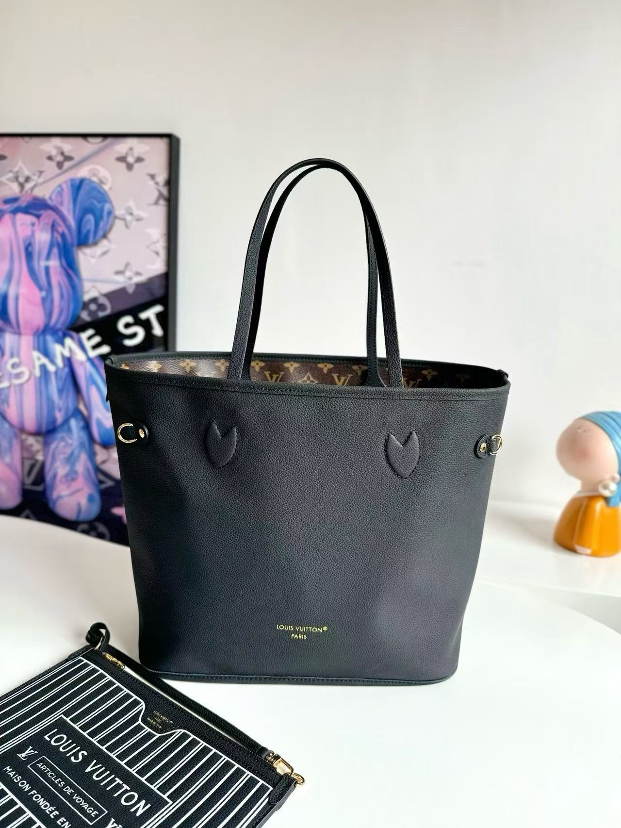 Louis Vuitton Neverfull Inside Out MM Handbag - Image 3