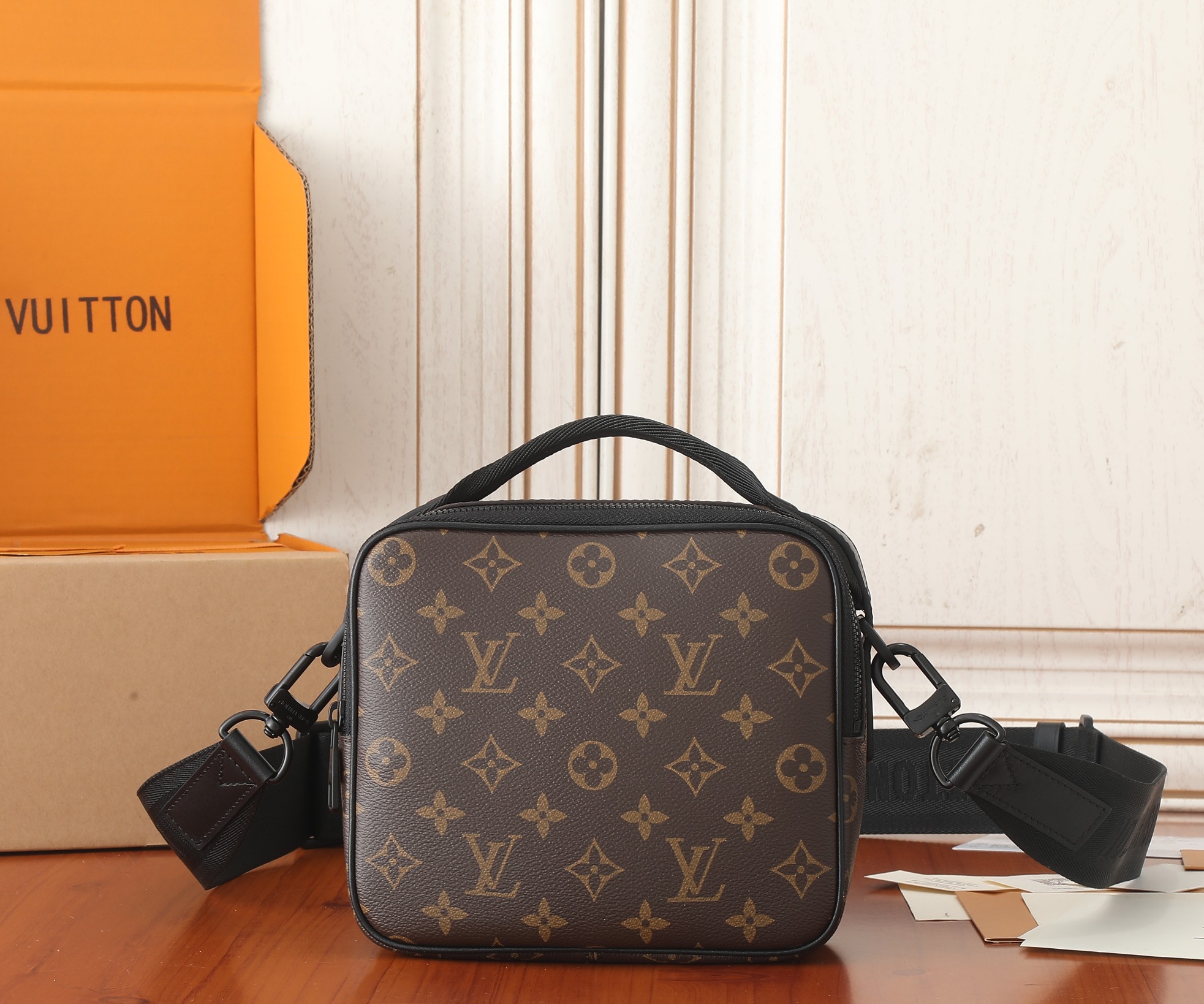Quest Messenger Bag in Monogram Macassar Canvas - Image 3