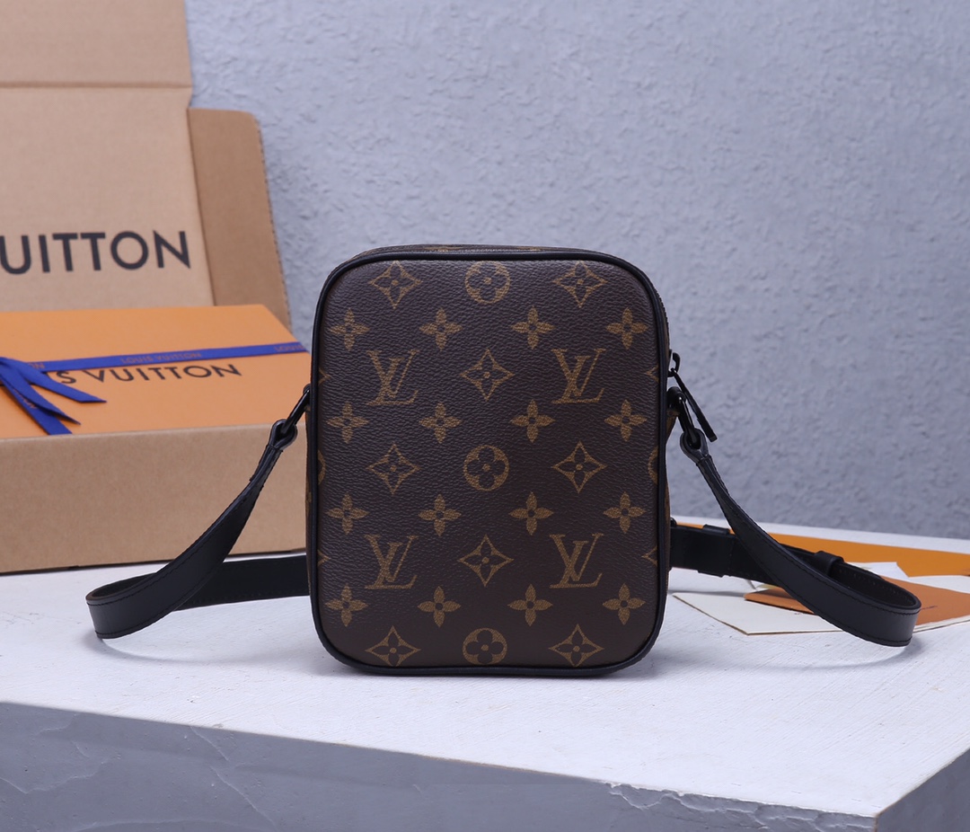 Louis Vuitton Christopher Mini Backpack in Monogram Macassar - Image 3