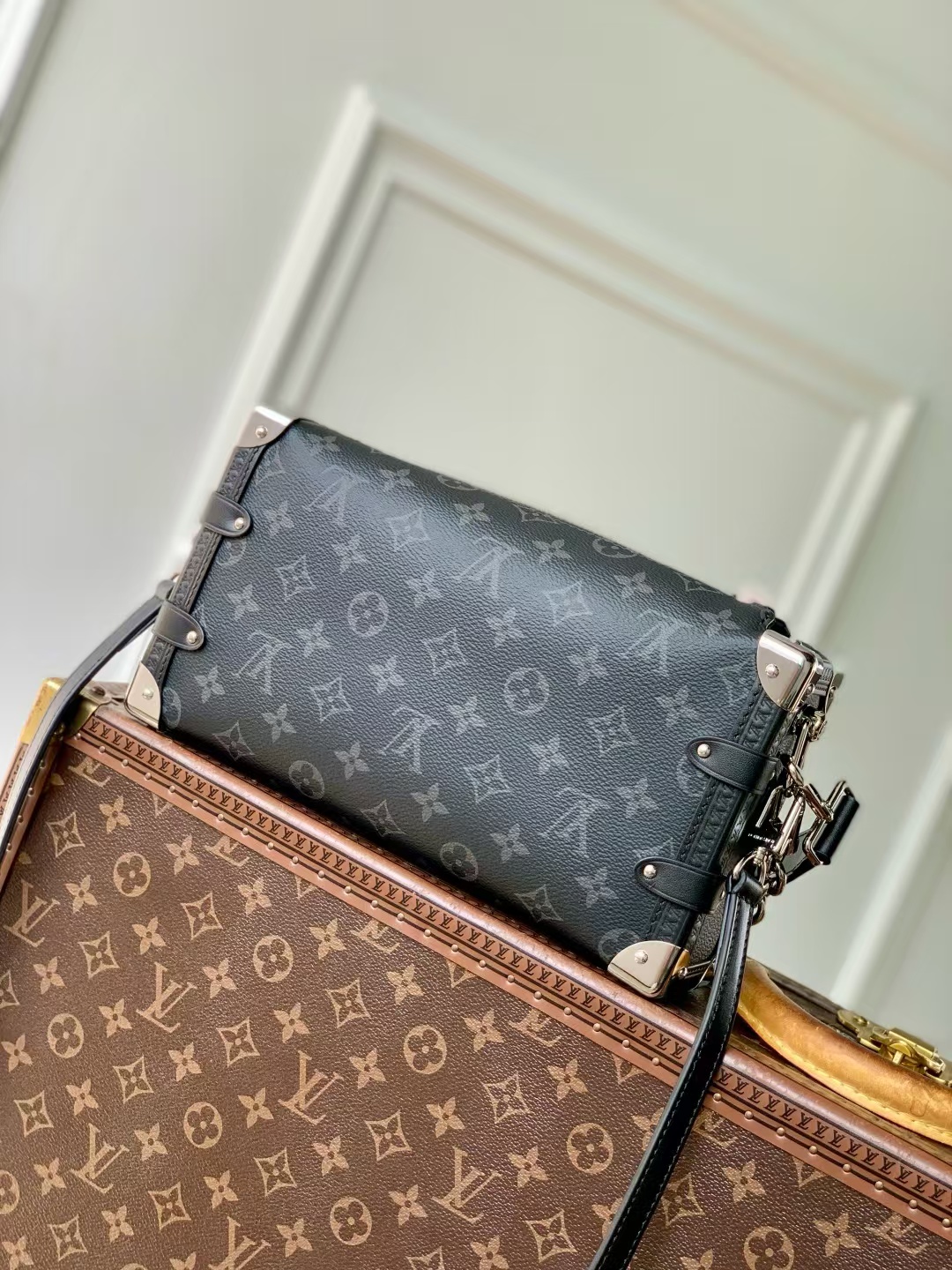 Louis Vuitton Side Trunk East West Shoulder Bag - Image 3
