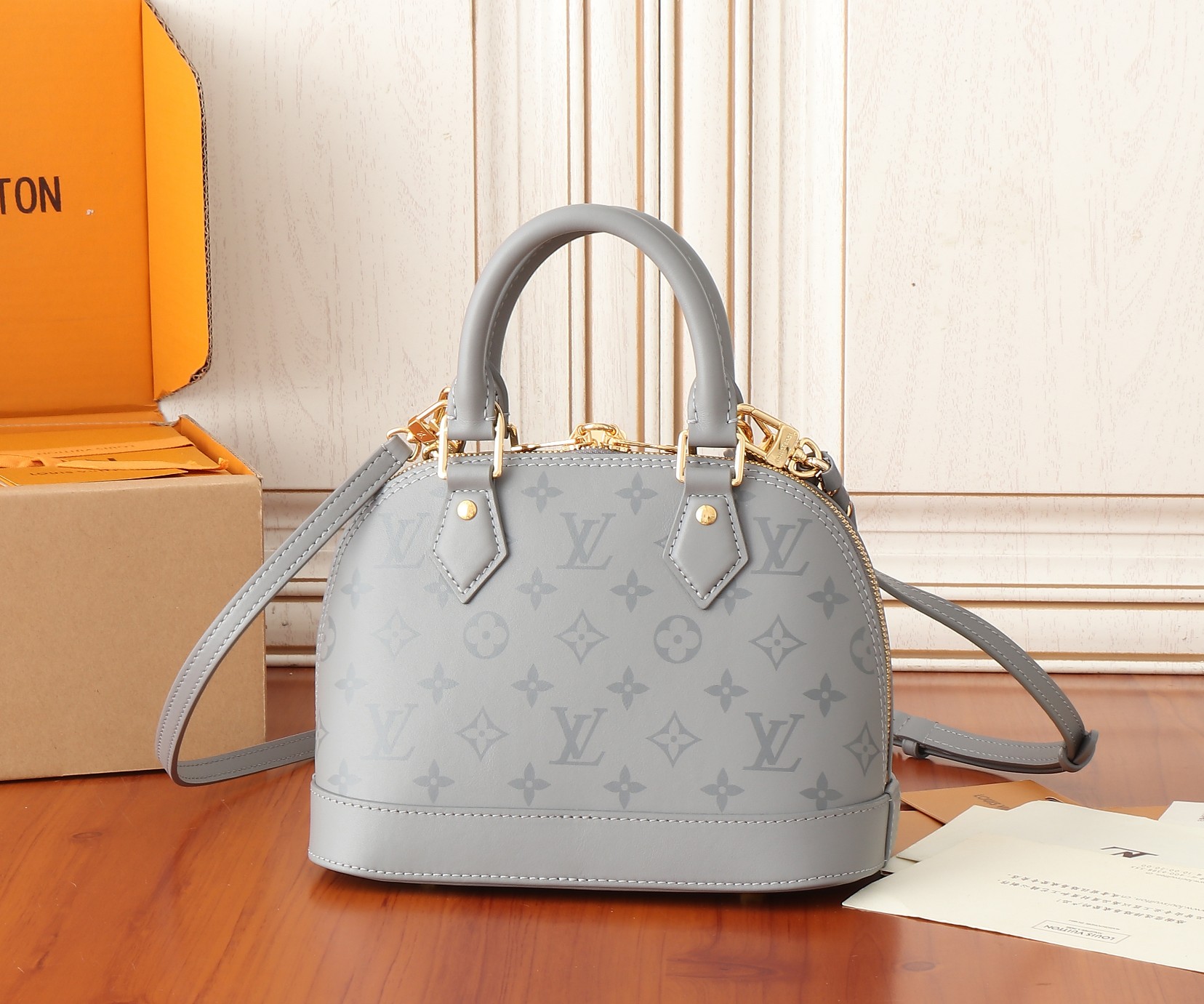 Louis Vuitton Alma BB Monogram Ink Crossbody Bag - Image 3