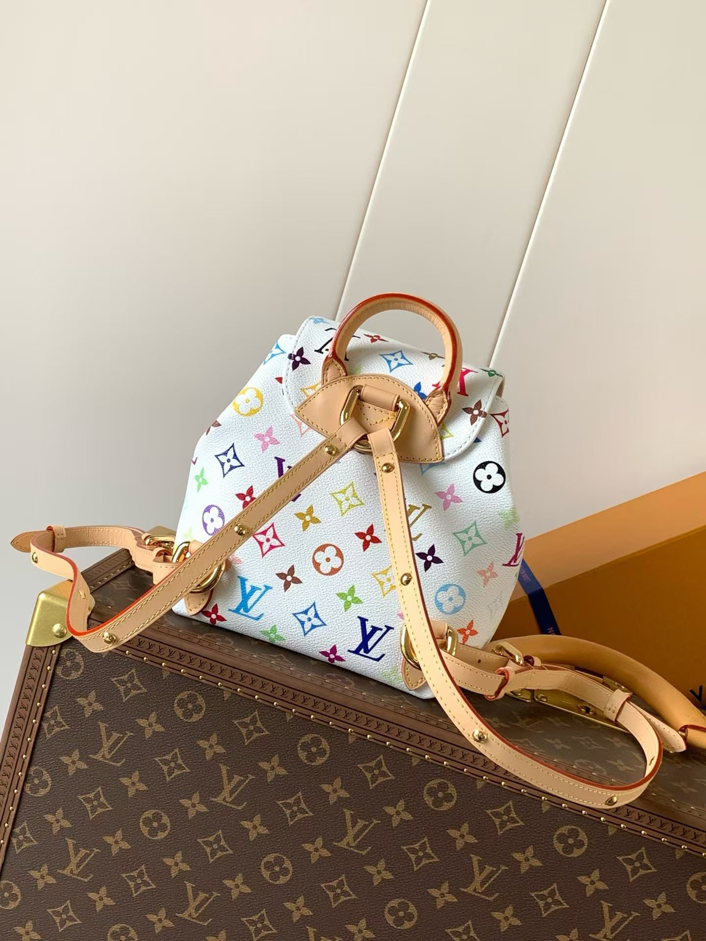 Louis Vuitton x Takashi Murakami Venice Monogram Shoulder Bag - Image 3
