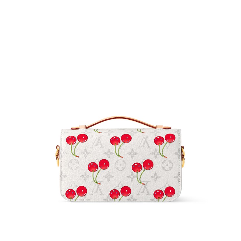Louis Vuitton x Takashi Murakami Pochette Metis East West - Image 3