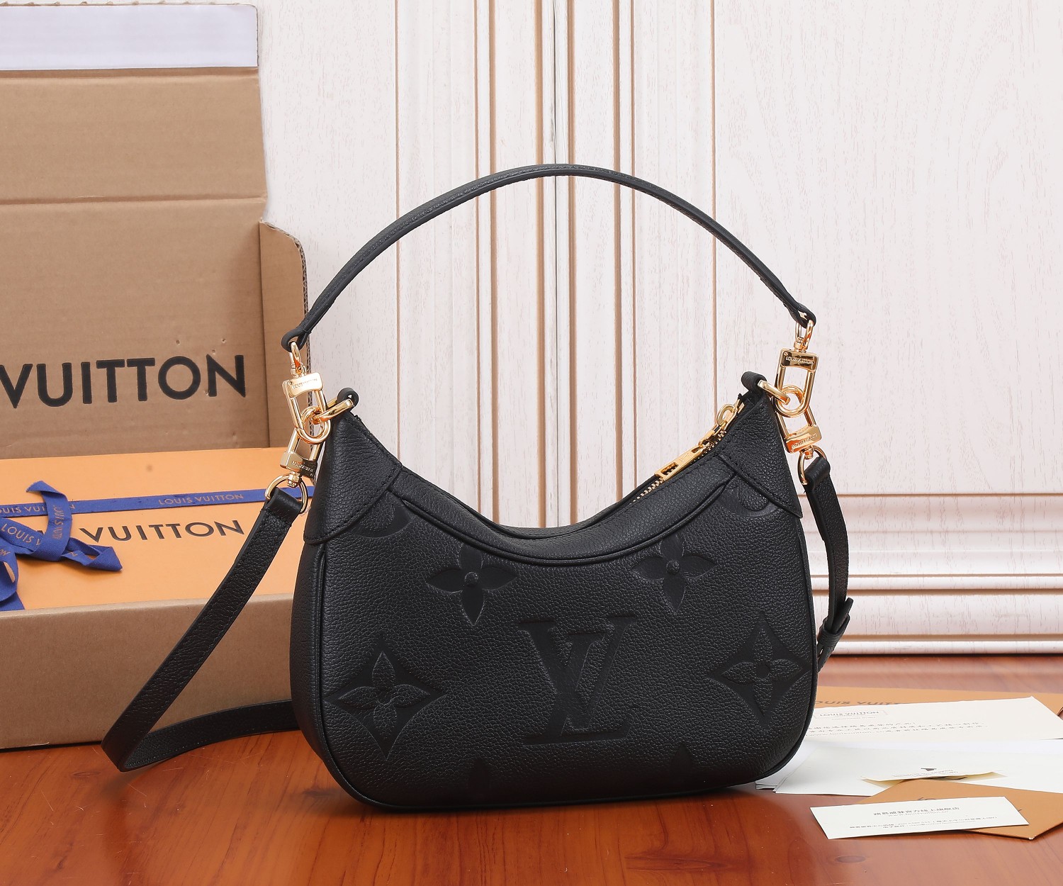 Louis Vuitton Bagatelle Monogram Empreinte Leather Bag M46002 - Image 3