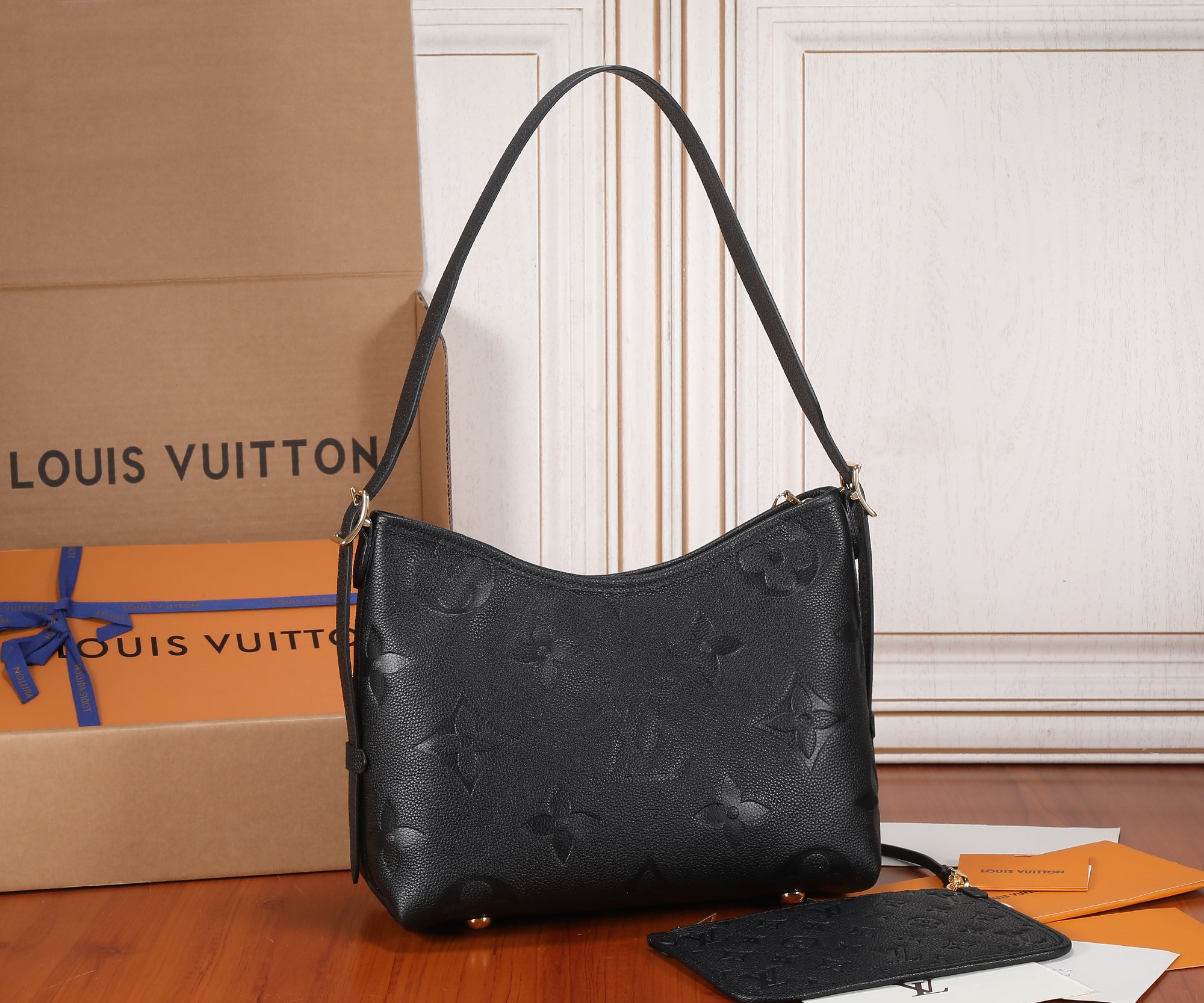 Louis Vuitton CarryAll Small Monogram Empreinte Leather Bag M46288 - Image 3