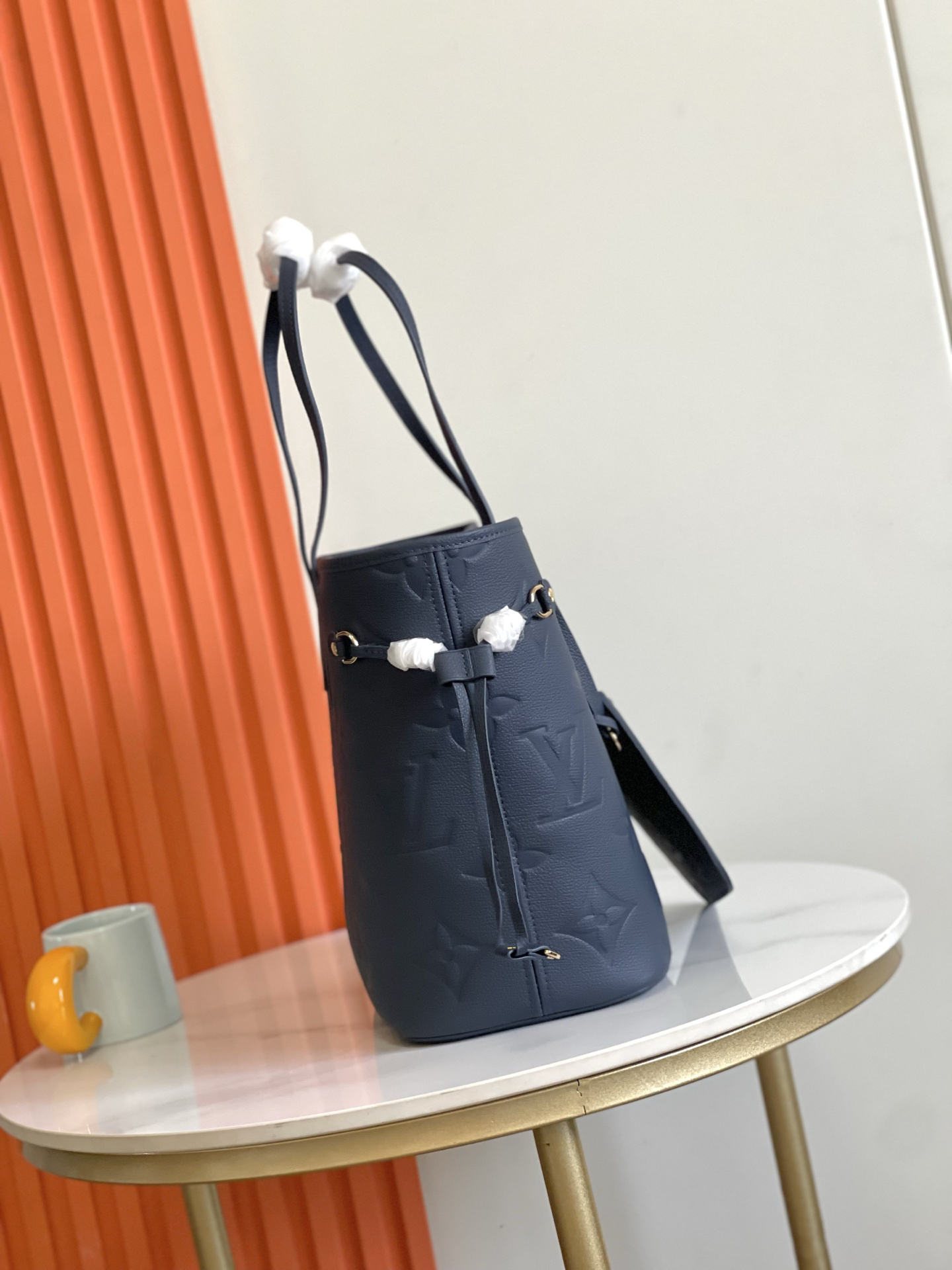Neverfull MM Monogram Empreinte Leather Tote Bag - Image 3