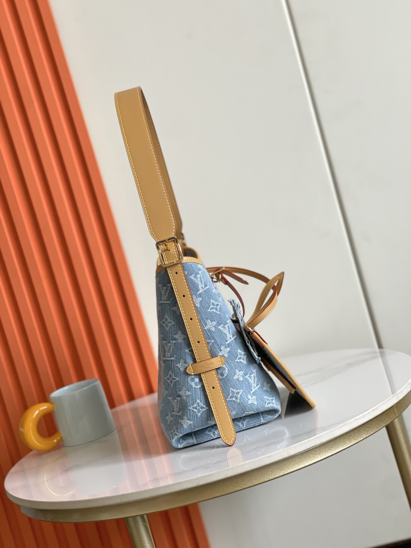 Louis Vuitton Carryall Small Bag in Monogram Denim - Image 3