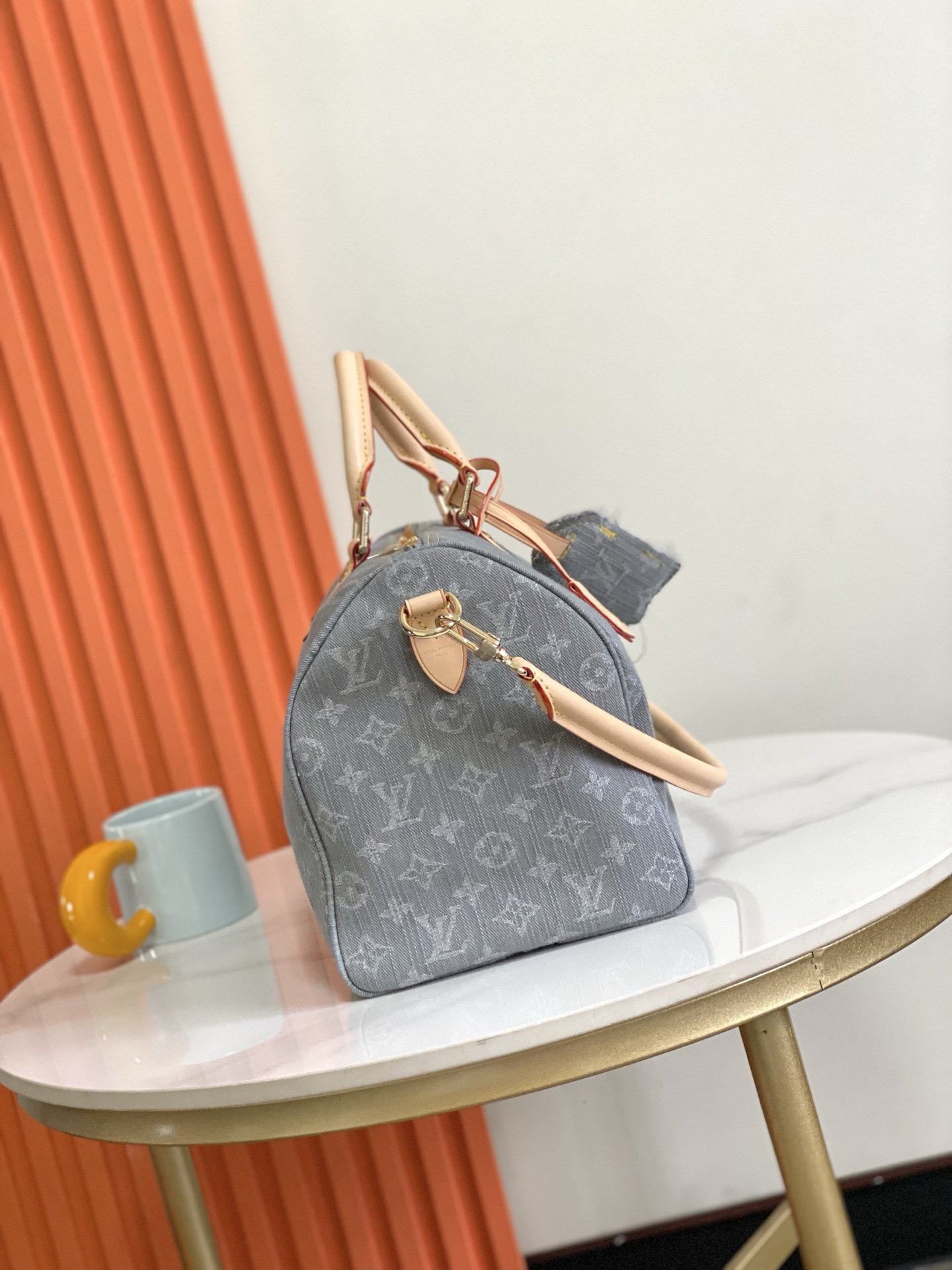 Speedy Soft 30 Monogram Denim Handbag - Image 3