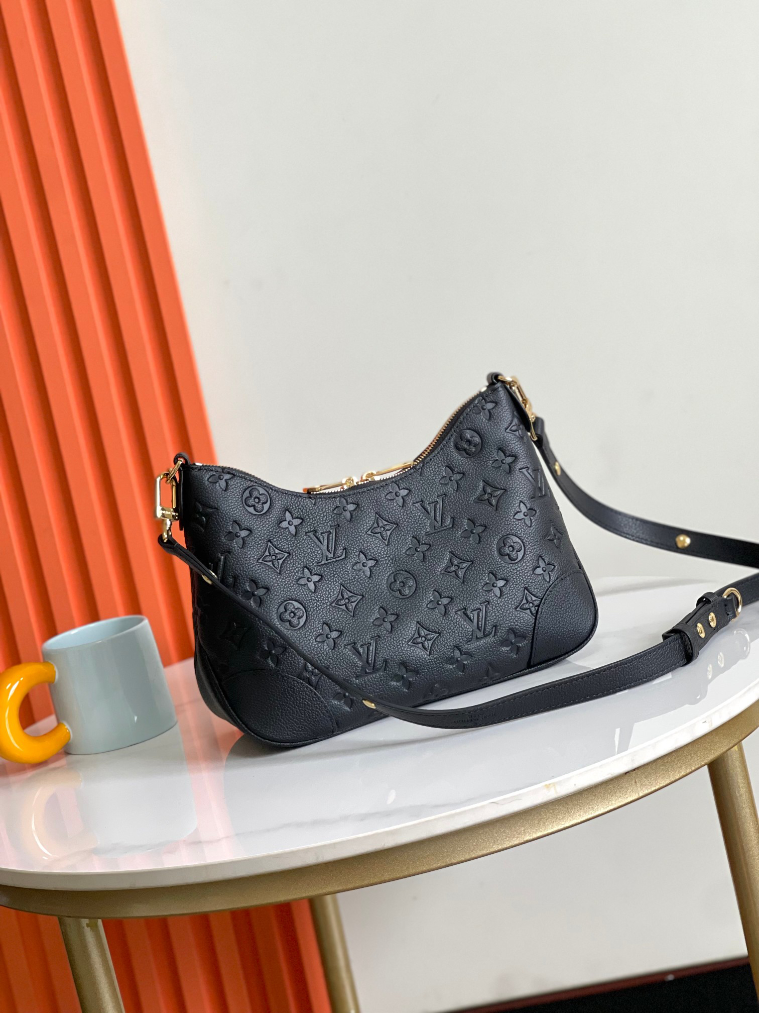 Louis Vuitton Boulogne Crossbody Bag in Monogram Empreinte Leather - Image 3