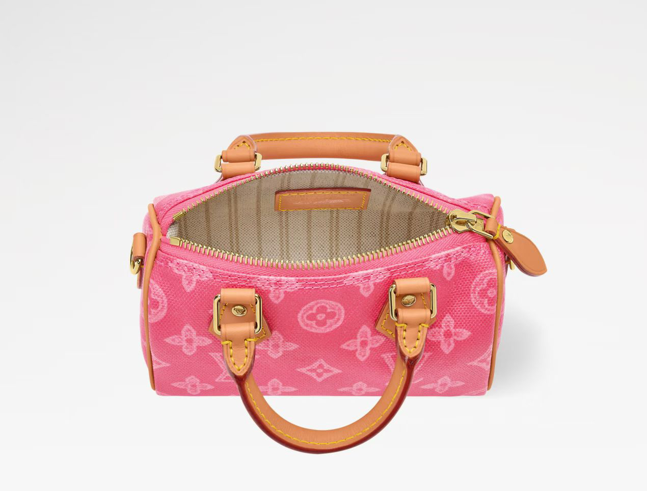 Louis Vuitton Nano Speedy Handbag M28322 in Multicolor Monogram Canvas - Image 3