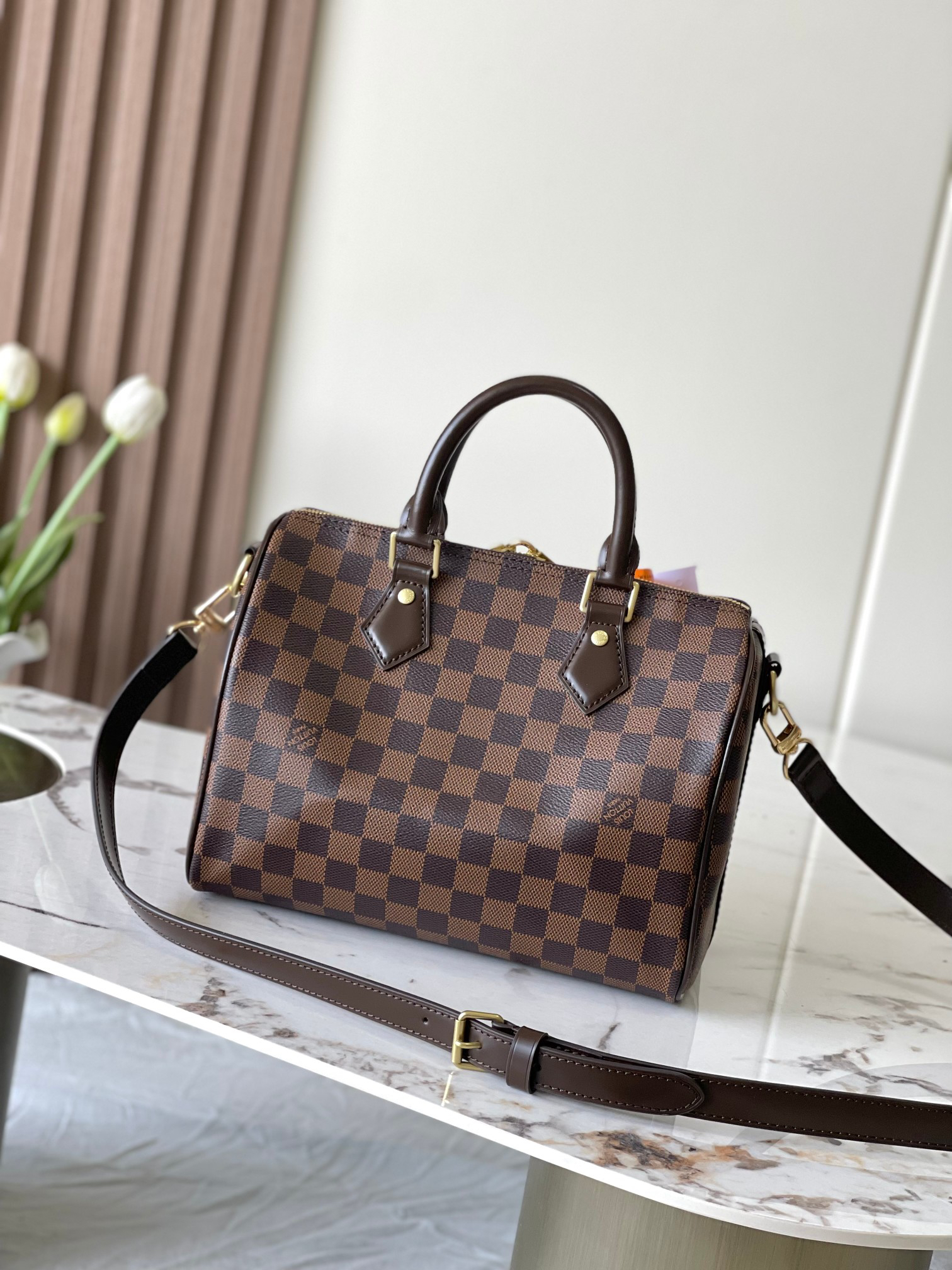 Louis Vuitton Speedy 25 Monogram Canvas Handbag - Image 3