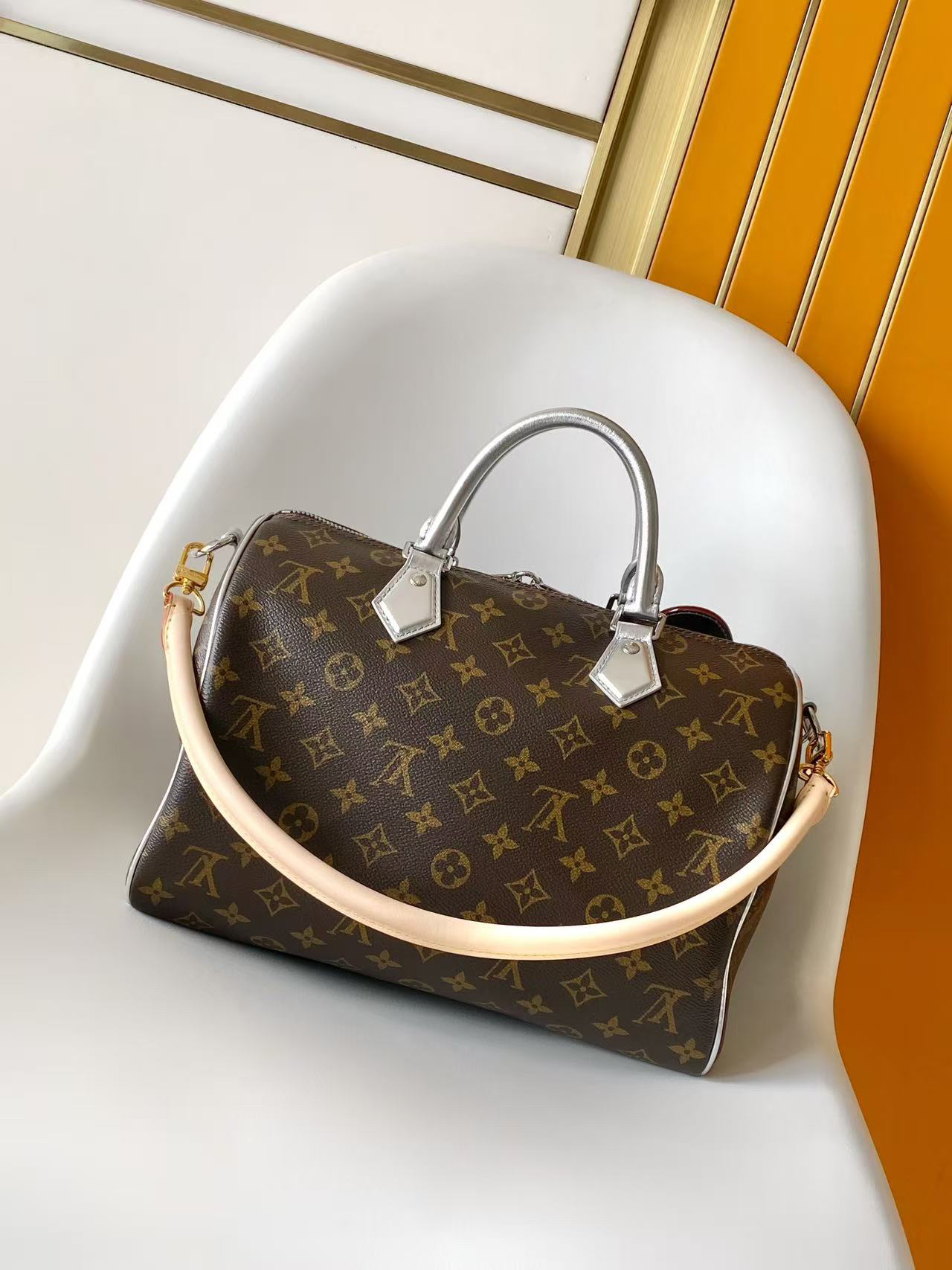 Louis Vuitton Speedy Soft 30 Boho Monogram Handbag - Image 3