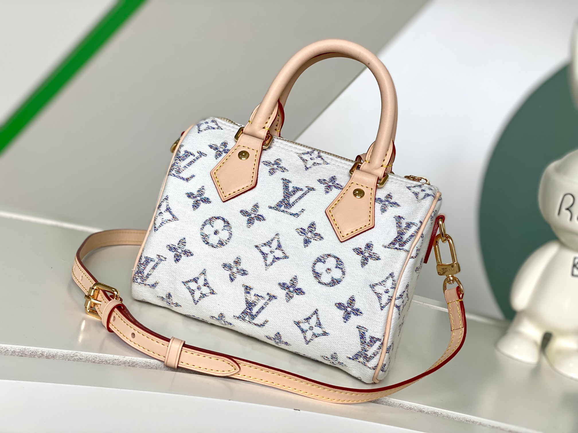 Louis Vuitton Speedy Bandoulière 20 Handbag in Nautical Monogram - Image 3