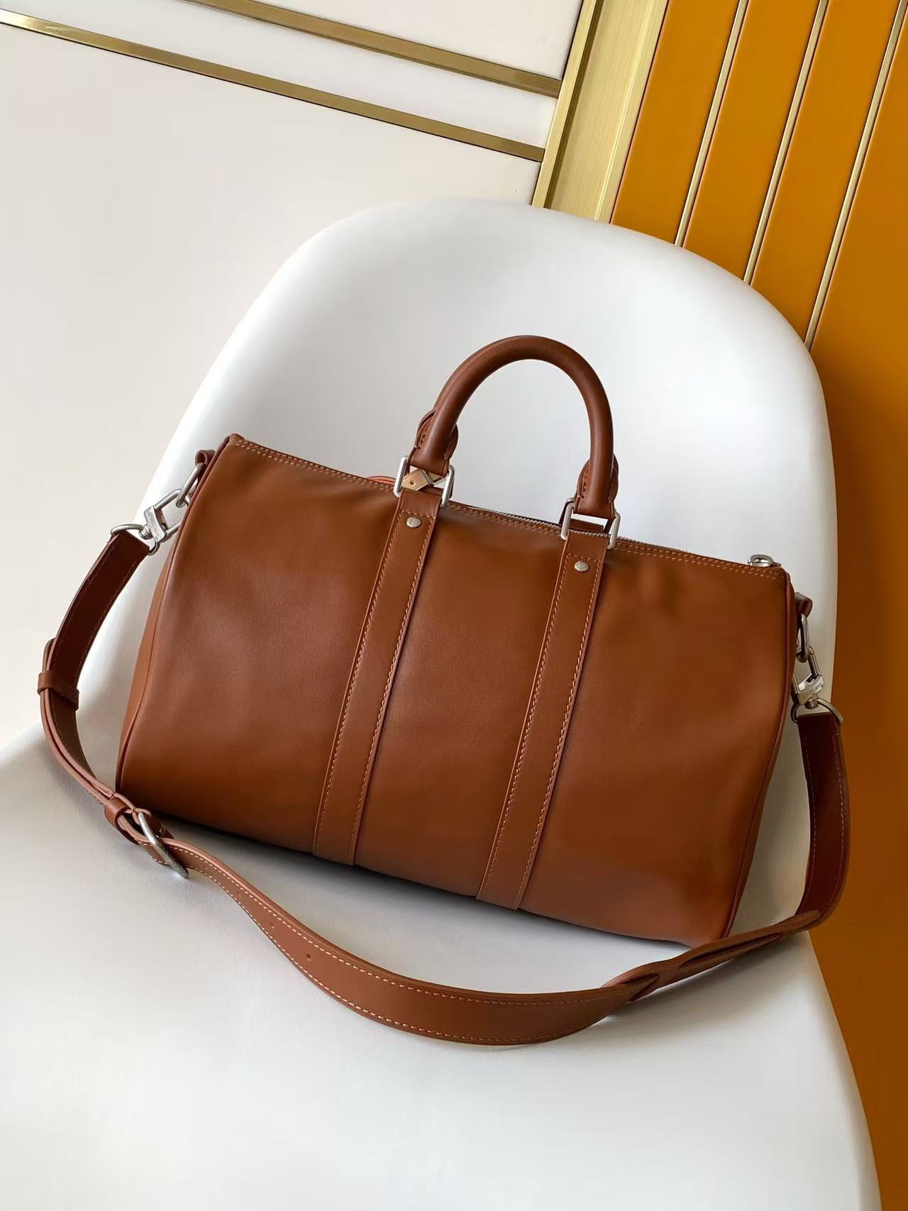 Louis Vuitton Keepall Cargo Bandoulière 35 Travel Bag - Image 3