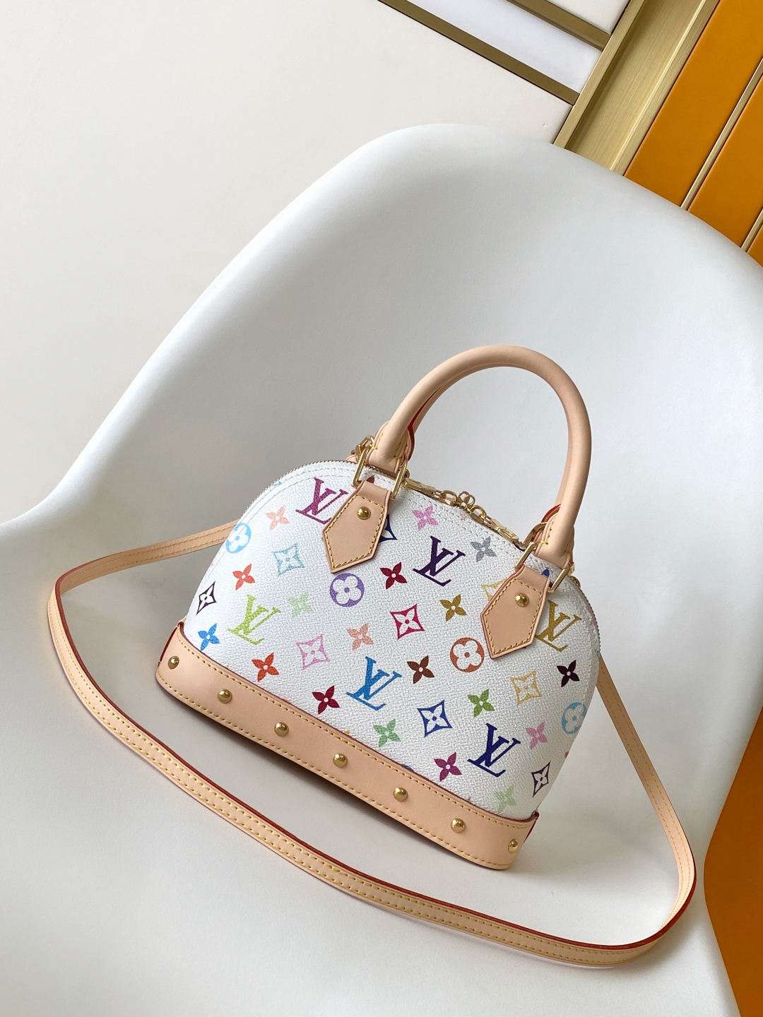 Louis Vuitton Alma BB Handbag – Monogram Canvas x Takashi Murakami - Image 3