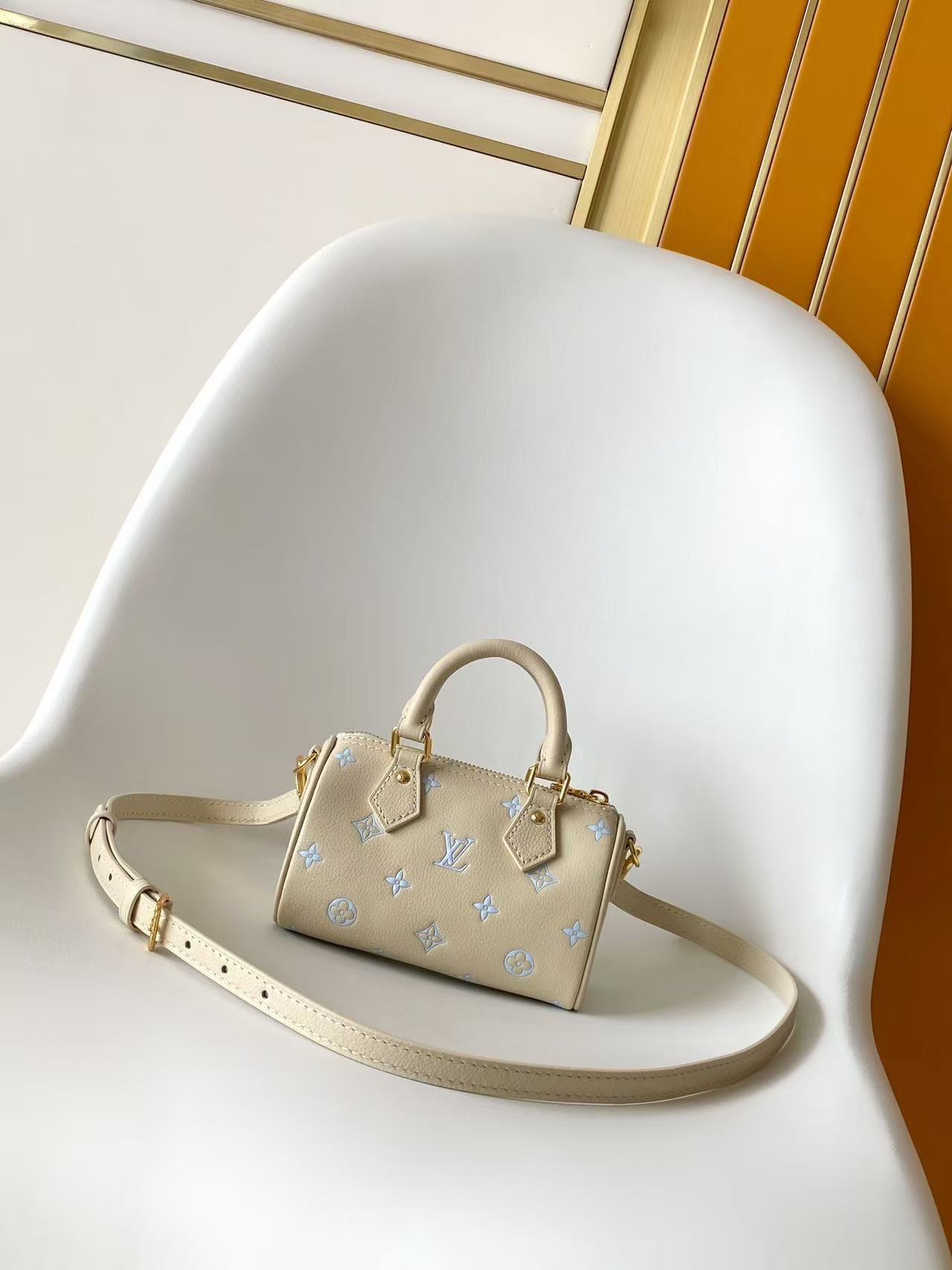 Louis Vuitton Nano Speedy Bag in Monogram Empreinte Leather - Image 3