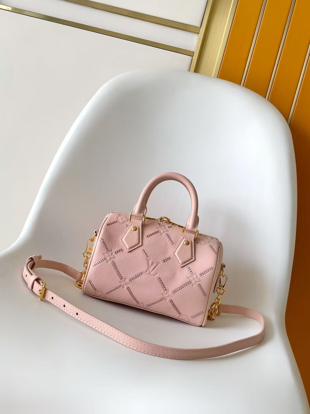 Louis Vuitton Speedy Bandoulière 20 Handbag in Monogram Empreinte Leather - Image 3