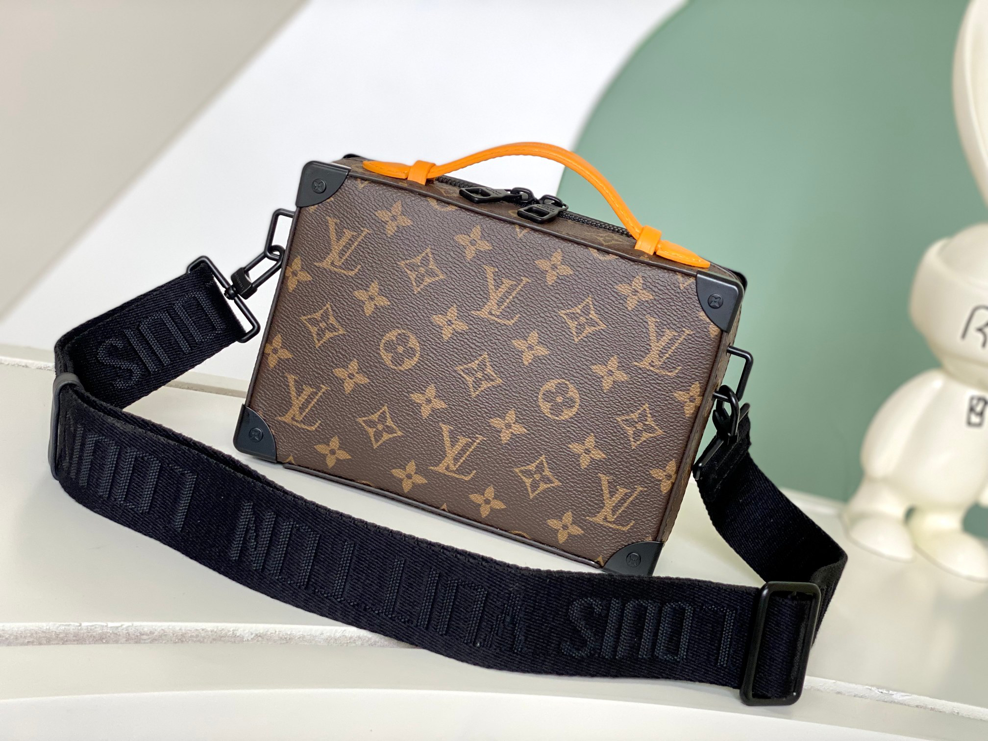 Louis Vuitton Handle Soft Trunk Monogram Macassar Bag M46689 - Image 3