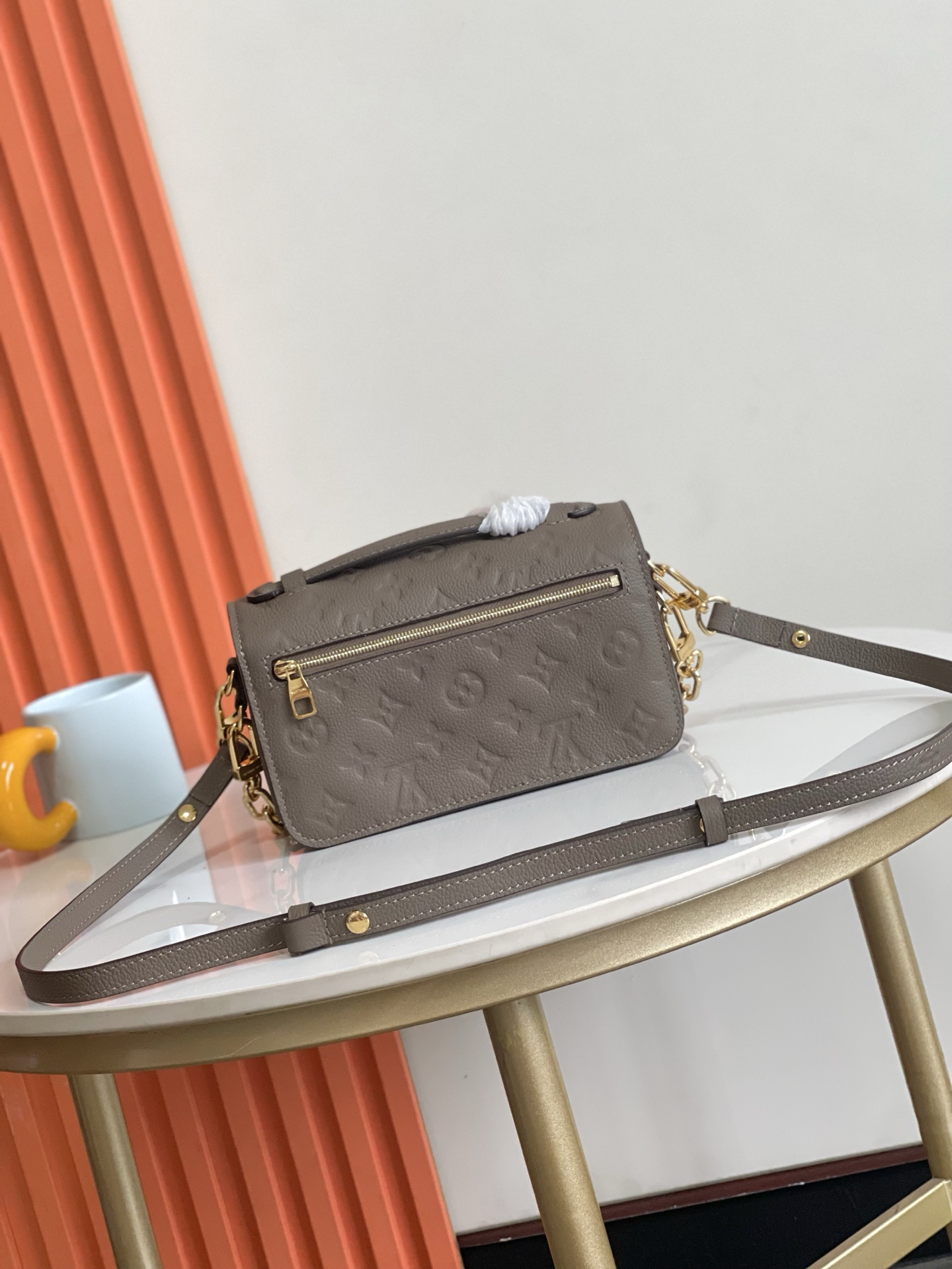 Louis Vuitton Pochette Métis East West Monogram Empreinte Leather Crossbody Bag - Image 3