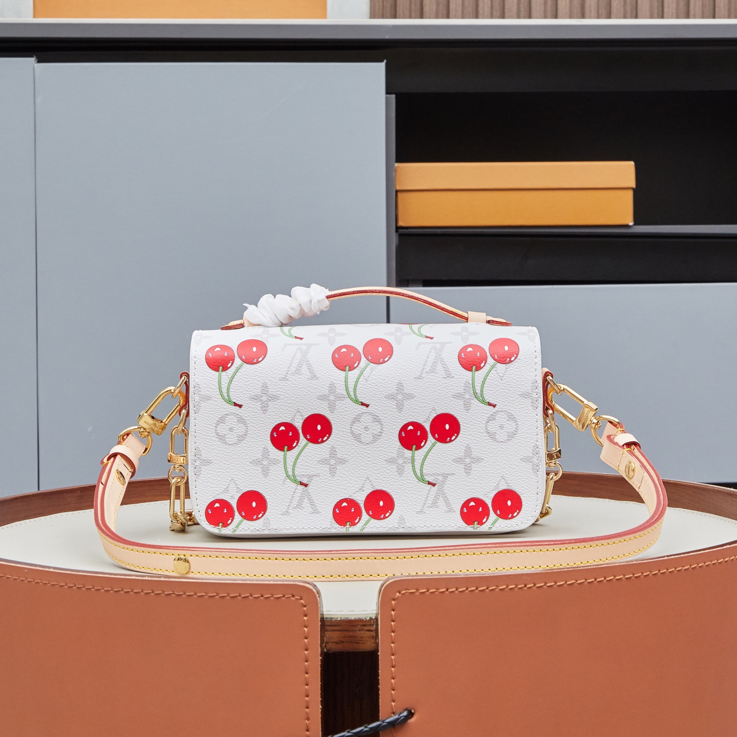 Louis Vuitton x Takashi Murakami Pochette Metis East West Cherry Bag M14231 - Image 3