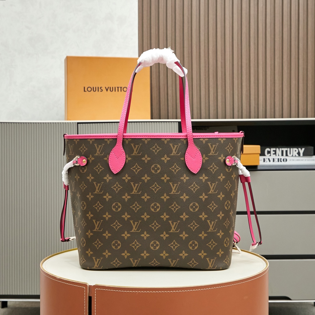 Louis Vuitton Neverfull MM Tote Bag in Damier Azur Canvas - Image 3