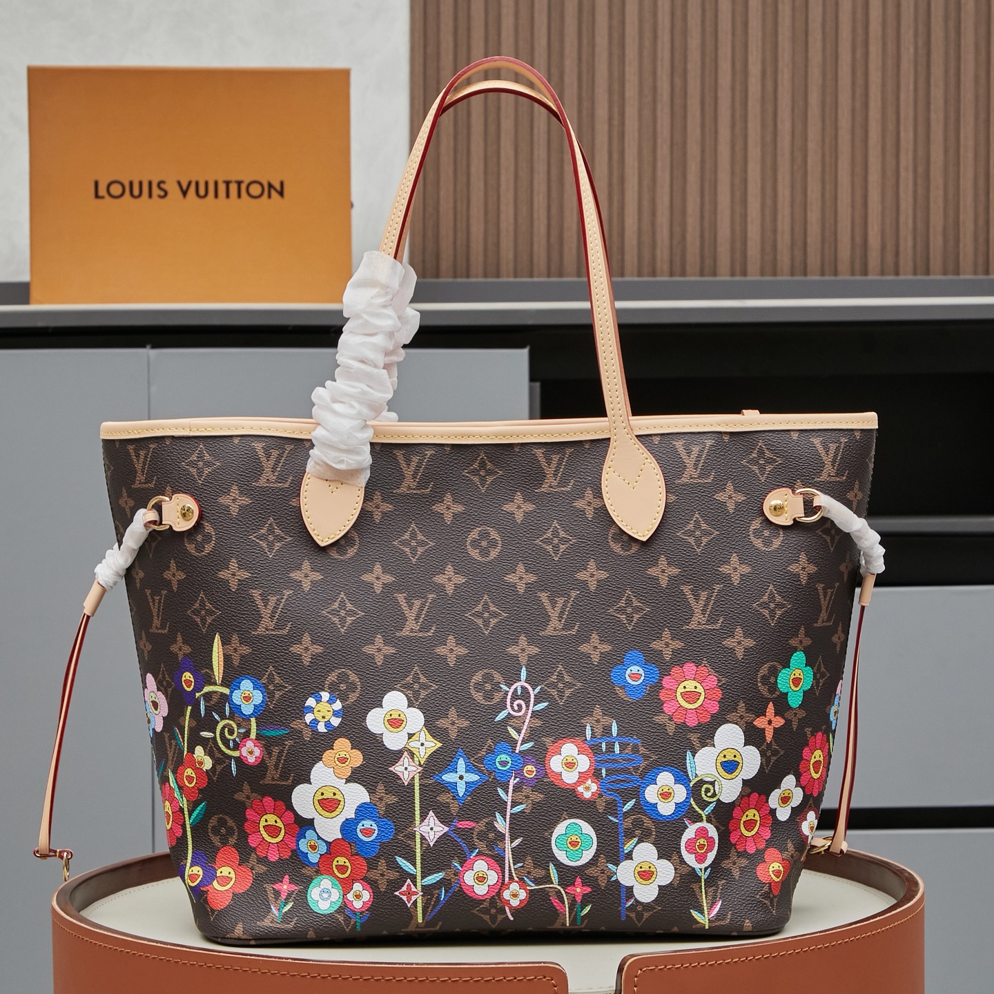 Louis Vuitton x Takashi Murakami Neverfull MM Tote Bag M13271 - Image 3
